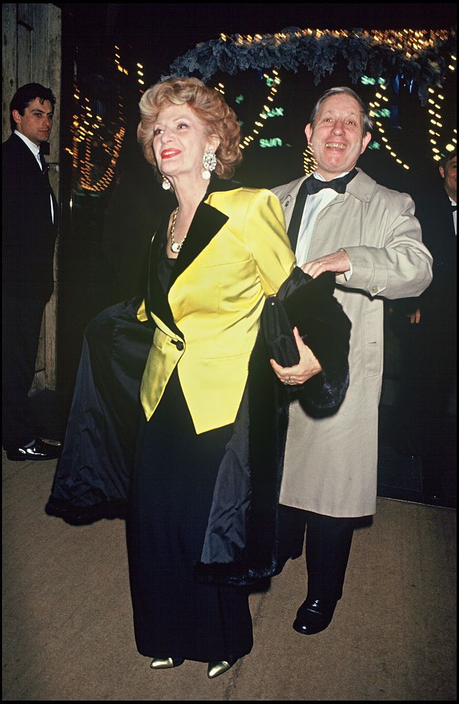 Rosy Varte et son mari - Cérémonie de remise des prix "7 D'Or" - 1990. | Photo : Getty Images