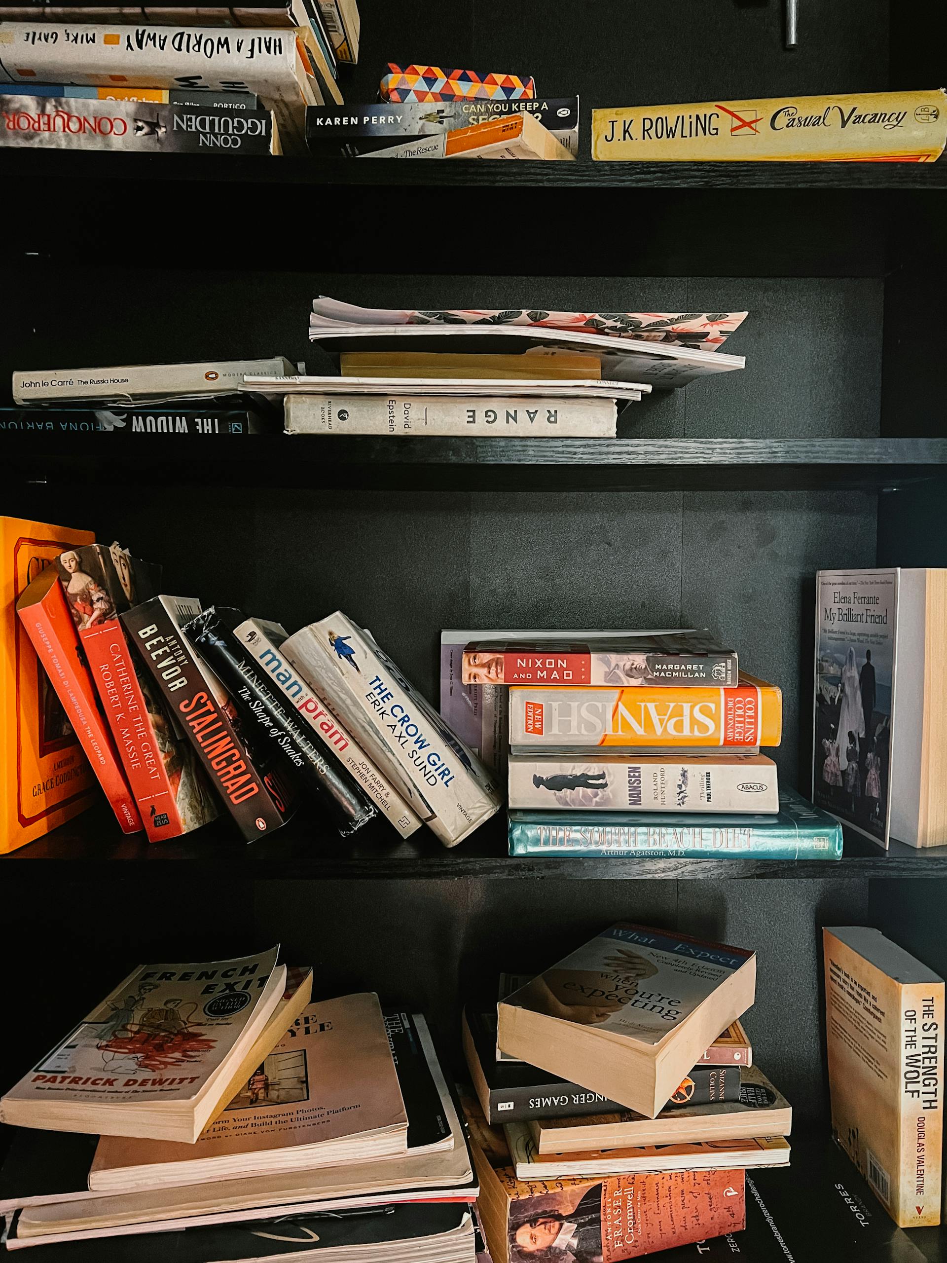 Books on a shelf | Source: Pexels