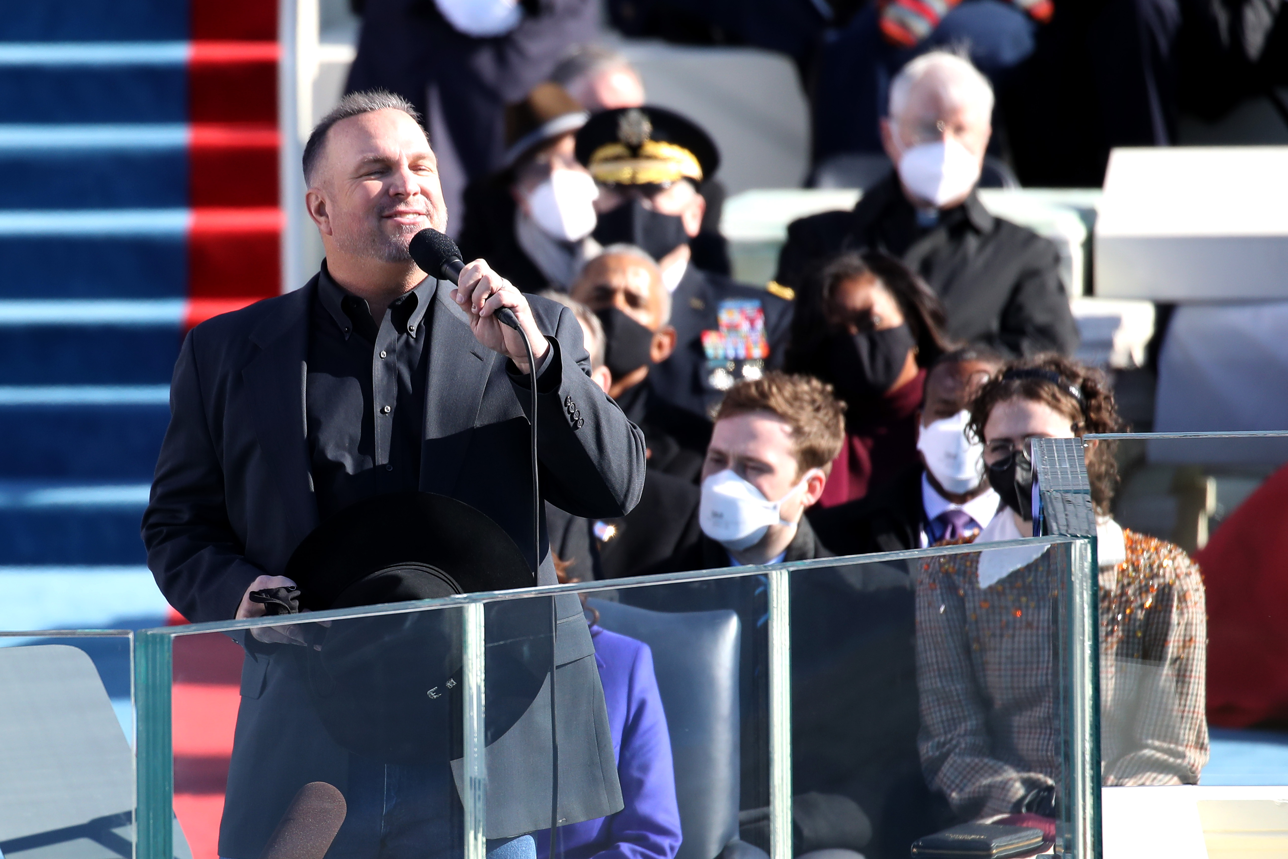 Garth Brooks performs at the inauguration of U.S. President-elect Joe Biden on the West Front of the U.S. Capitol on January 20, 2021 | Source: Getty Images