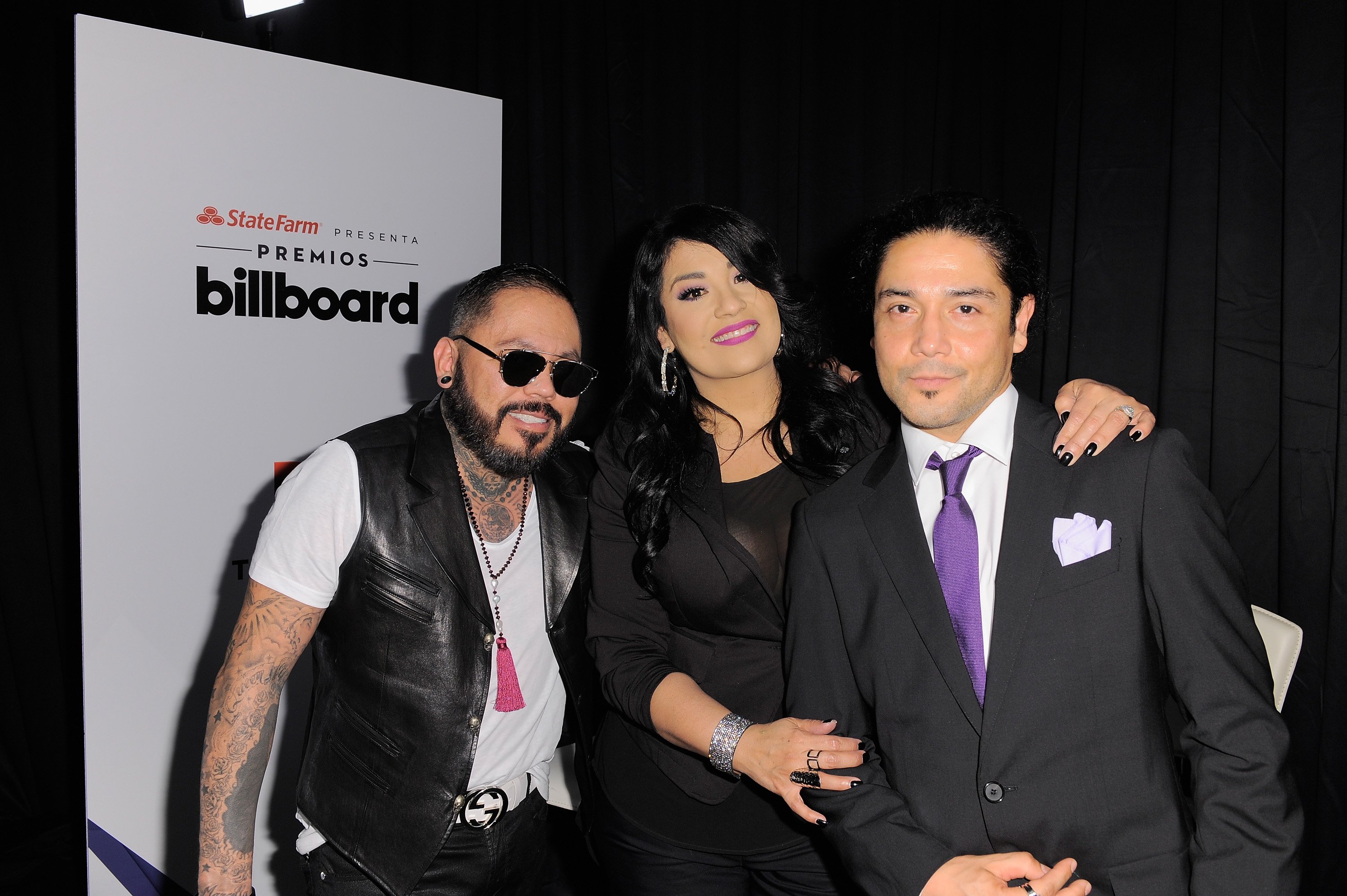 Abraham Quintanilla, Suzette Quintanilla and Chris Pérez of Los Dinos attend the 2015 Billboard Latin Music Awards "Premios Billboard" at BankUnited Center on April 30, 2015 in Miami, Florida. | Photo: Getty Images