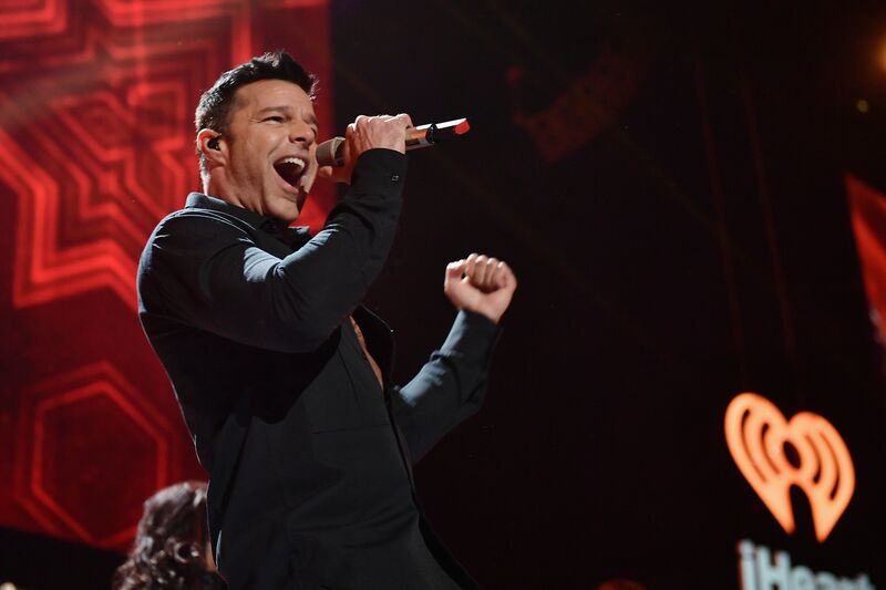 Ricky Martin at the iHeart Radio Awards | Source: Getty Images/GlobalImagesUkraine