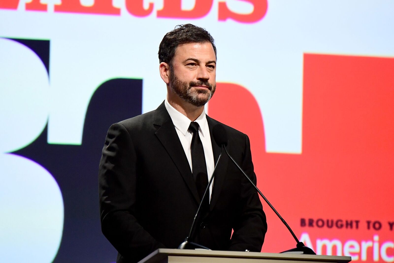 Host Jimmy Kimmel speaks onstage at Los Angeles LGBT Center's 48th Anniversary Gala Vanguard Awards at The Beverly Hilton Hotel on September 23, 2017 | Photo: Getty Images