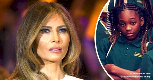 Sixth-grader becomes famous for her 'bored face' while meeting Melania Trump