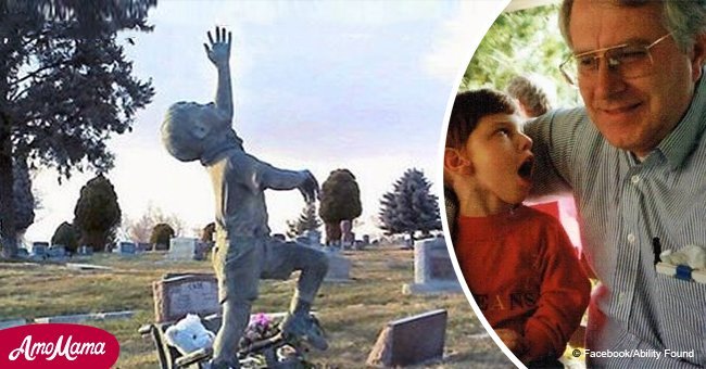 Dad turns 10-year-old son's gravesite into a magnificent tribute to honor his memory