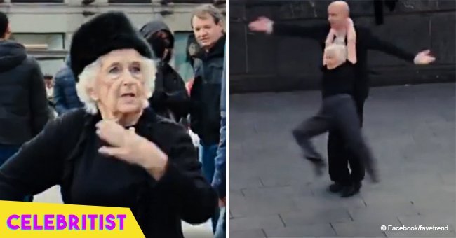 81-year-old woman volunteers to dance on the streets & steals the spotlight in viral video