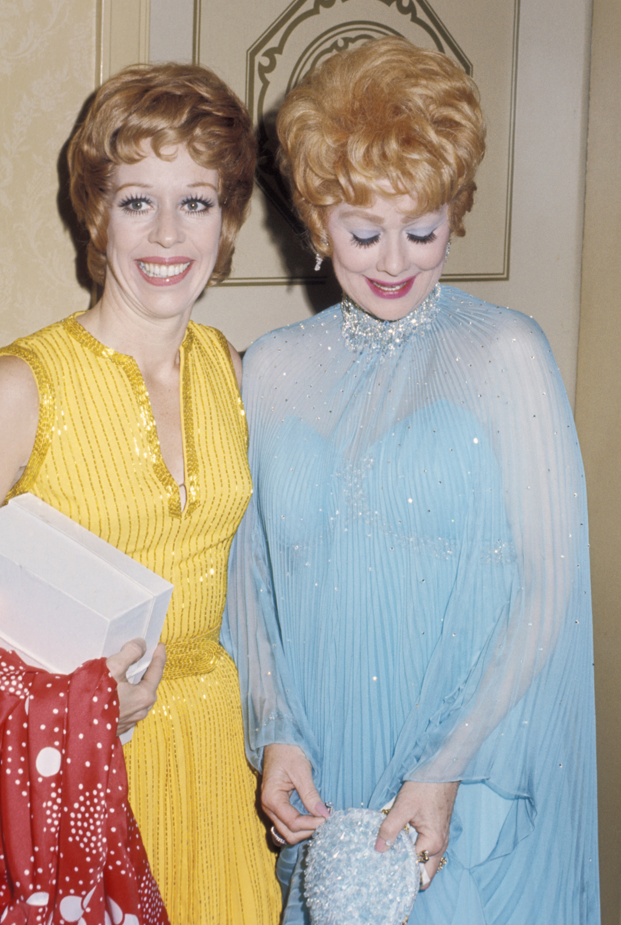 Carol Burnett and Lucille Ball in New York City, New York, United States, 1971 | Source: Getty Images