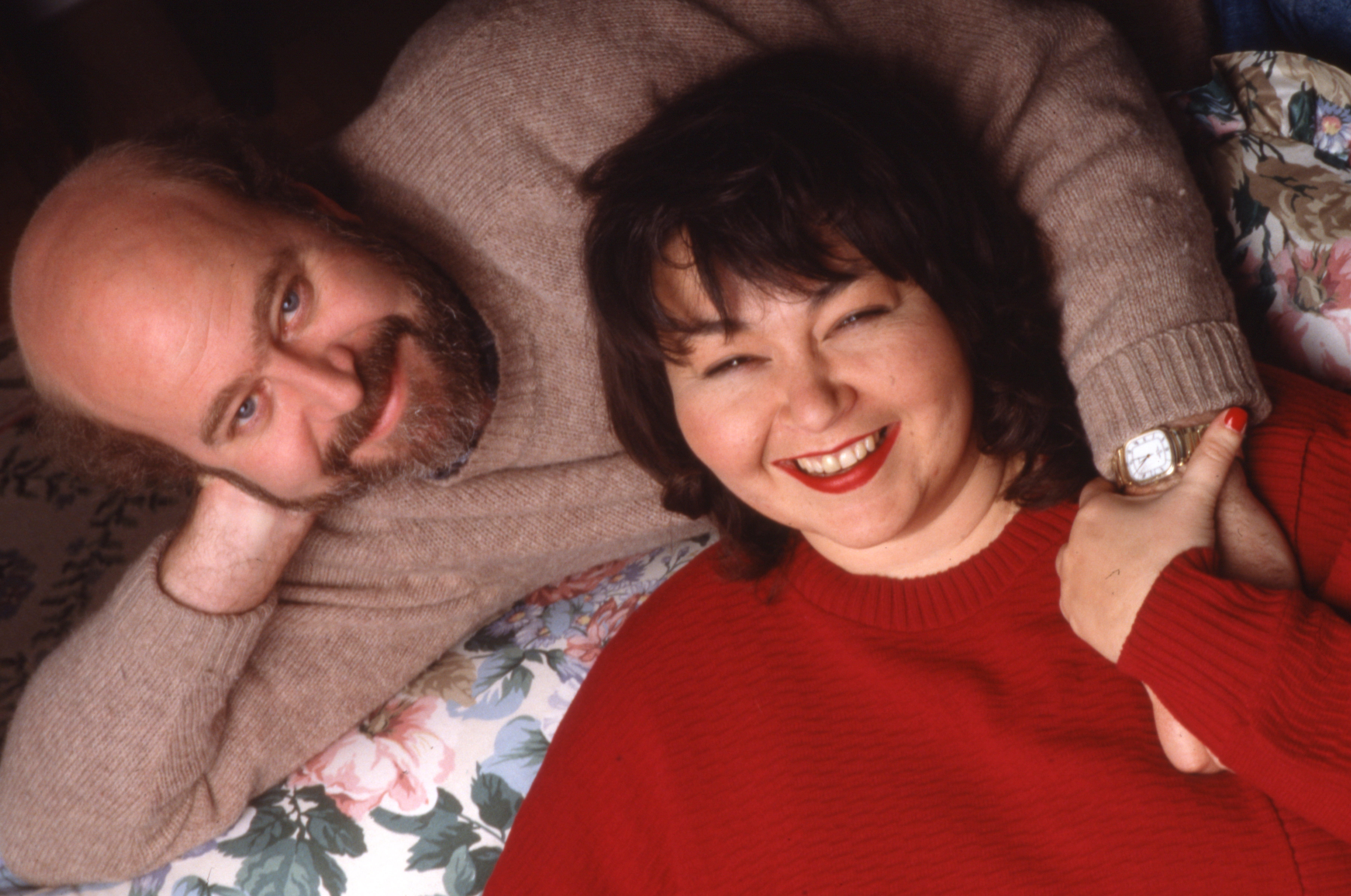 Actress Roseanne Barr and Bill Pentland in 1990 | Source: Getty Images