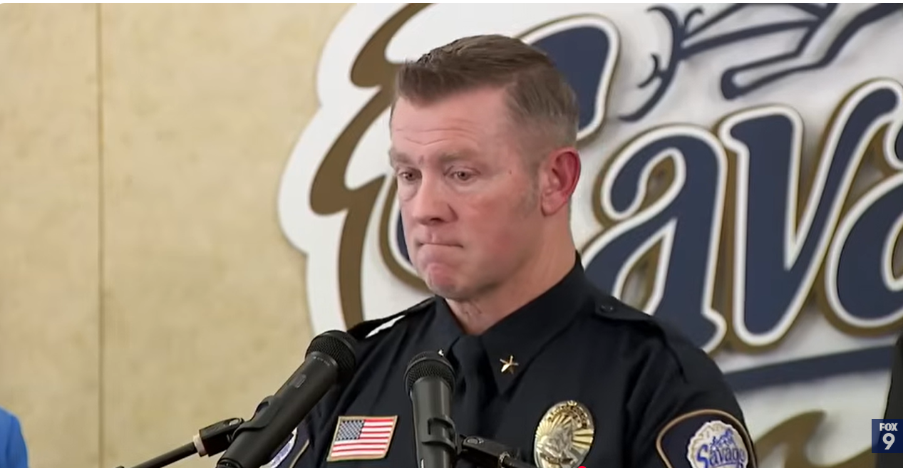 Chief Brady Juell during the press conference, from a video post dated January 14, 2026. | Source: YouTube/FOX 9Minneapolis-St.Paul