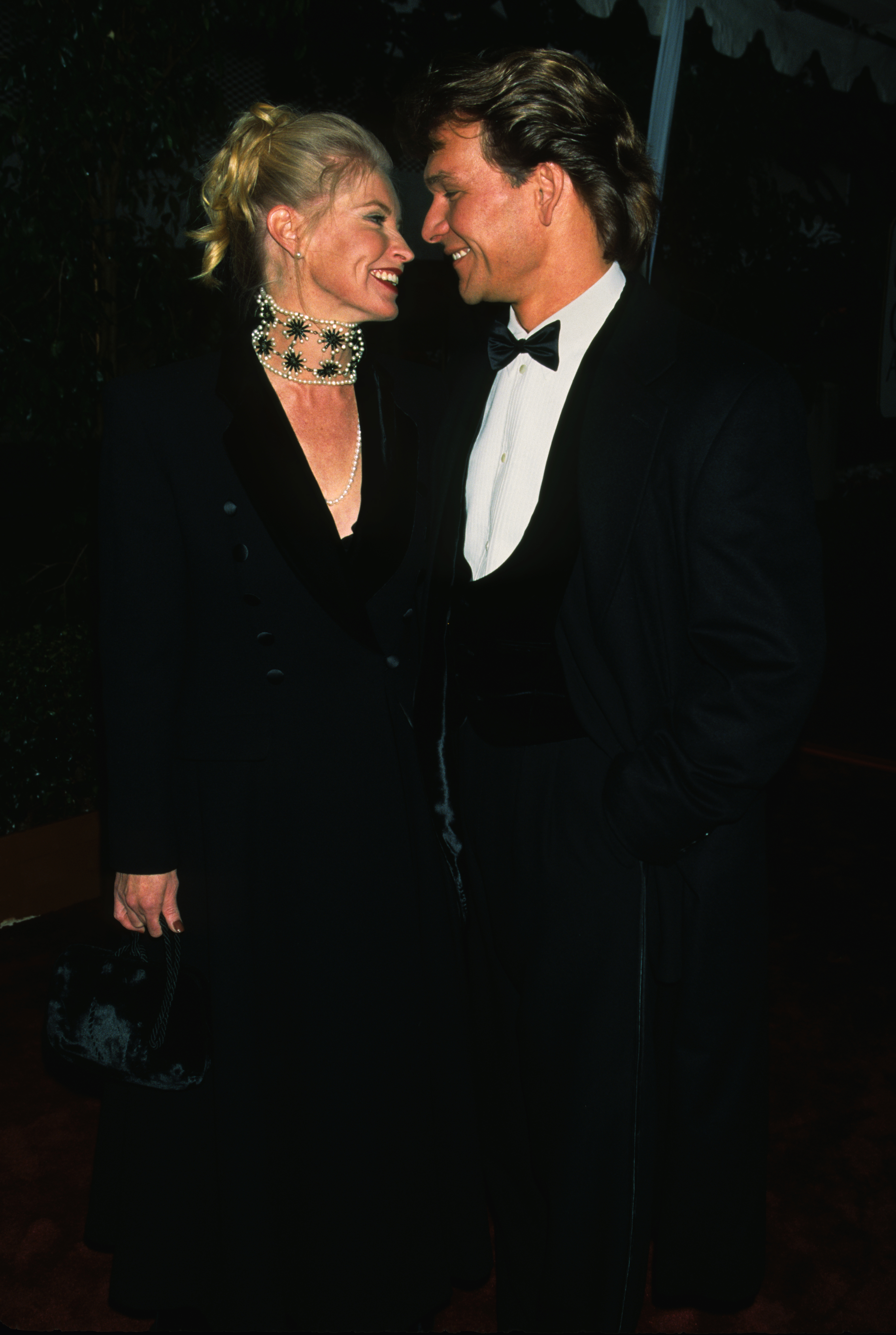 Patrick Swayze and Lisa Niemi at the 61st Annual Academy Awards on March 29, 1989 in Los Angeles California | Source: Getty Images