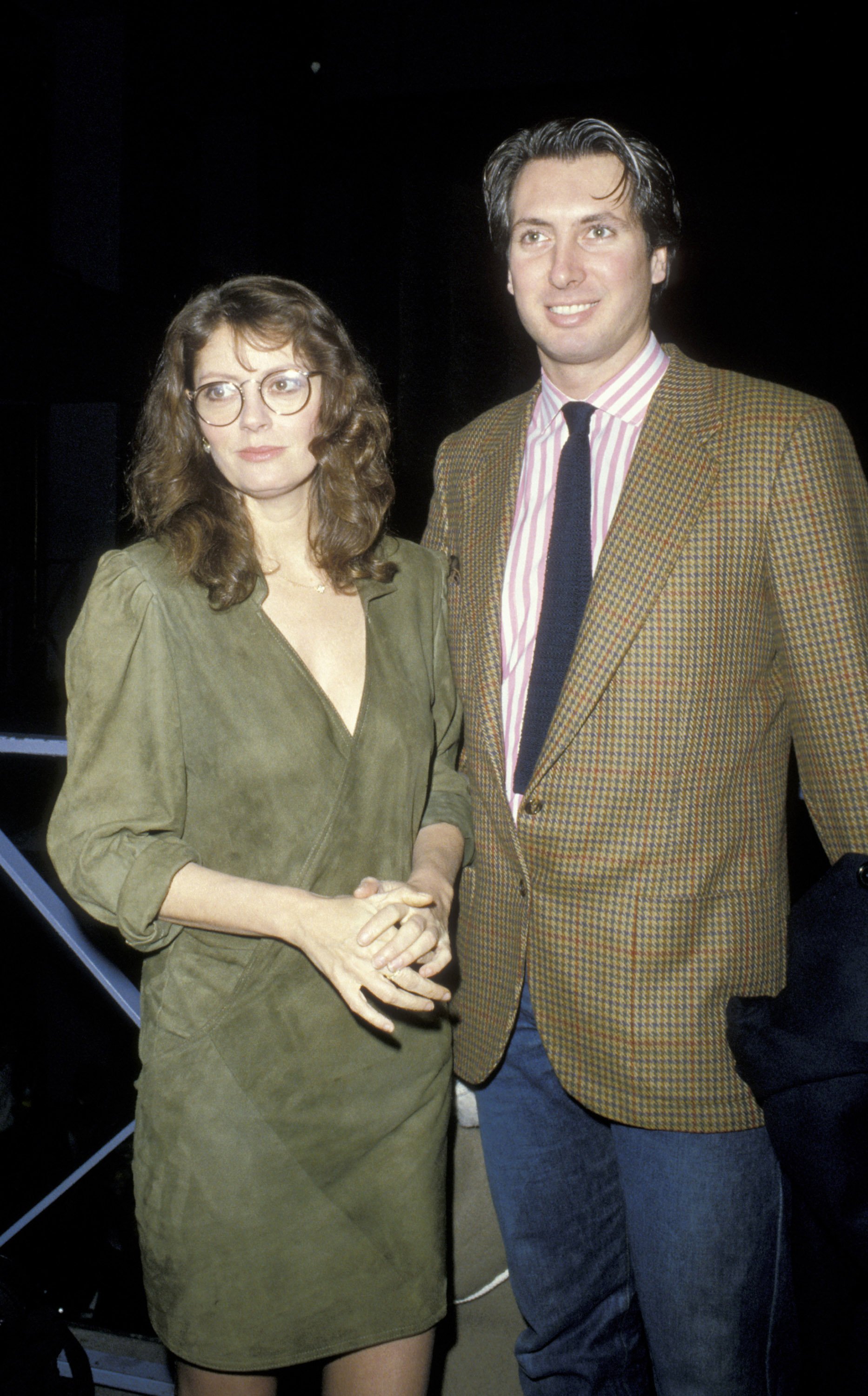 Susan Sarandon y Franco Amurri en enero de 1986 | Foto: Getty Images