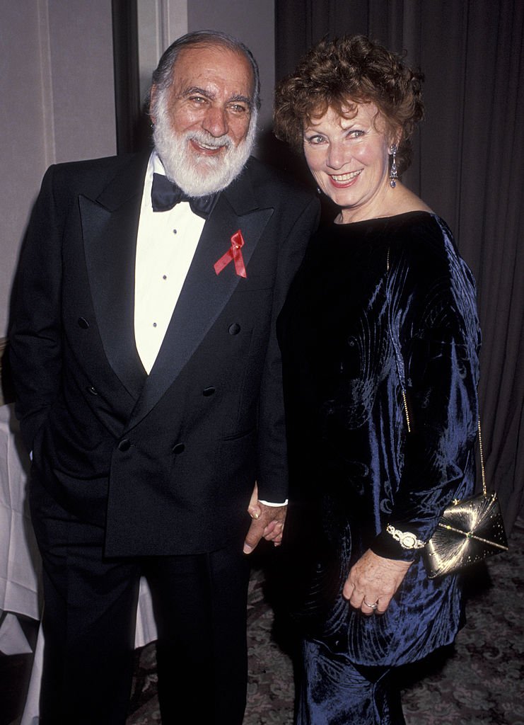 Marion Ross and actor Paul Michael attending Academy of Television Arts and Sciences Gala honoring Top College Films at the Beverly Hilton Hotel on March 14, 1993 in Beverly Hills, California | Photo: Getty Images