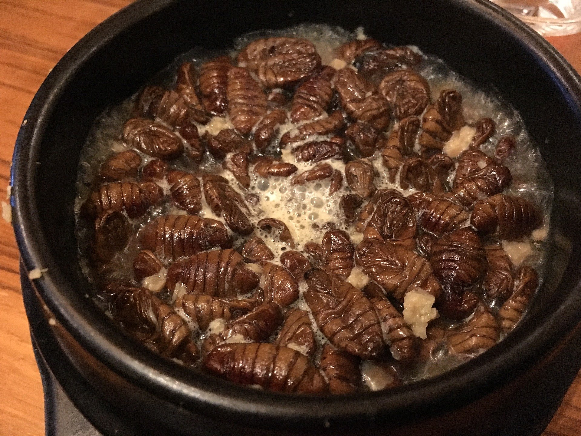 Beondegi, a popular Korean food made from silkworms | Source: Pixabay/carlrubino