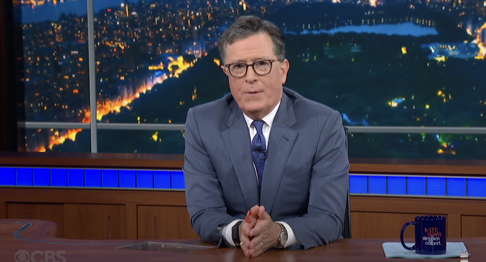 Stephen Colbert announces the end of "The Late Show" on CBS during his July 17, 2025 taping in Los Angeles, California | Source: YouTube/The Late Show with Stephen Colbert