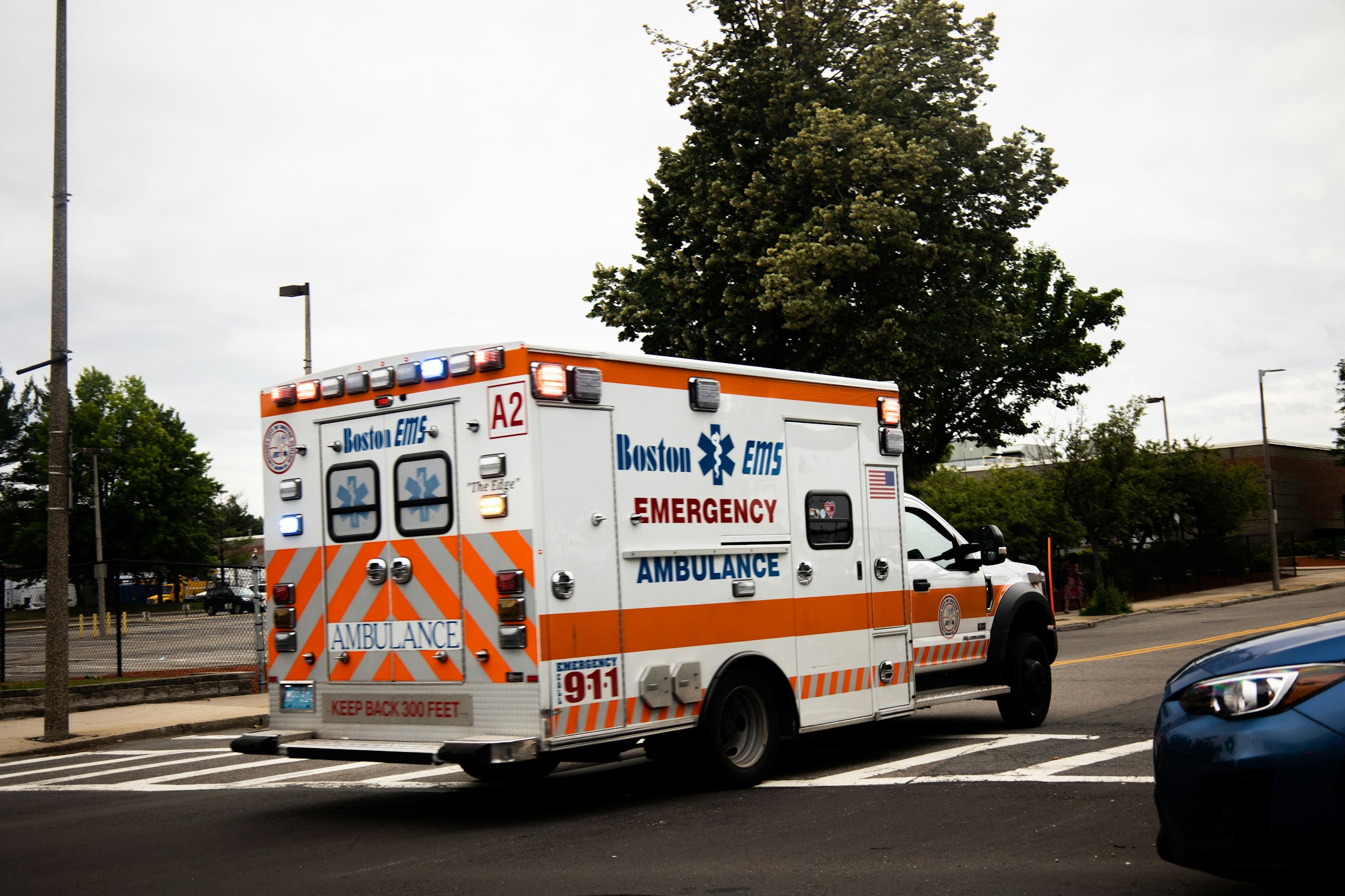 An ambulance on the road | Source: Unsplash