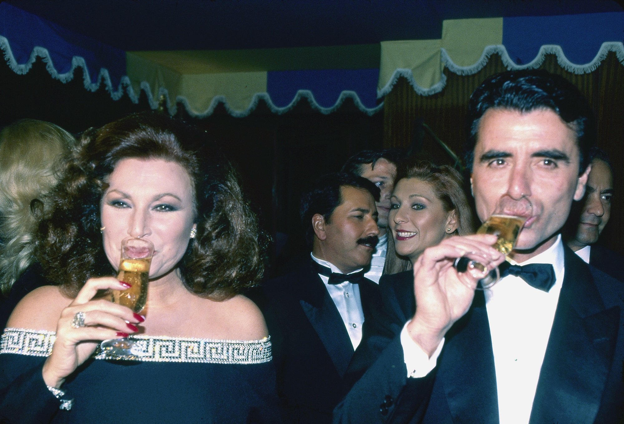 Rocío Jurado y José Ortega Cano en Madrid en 1994. | Foto: Getty Images