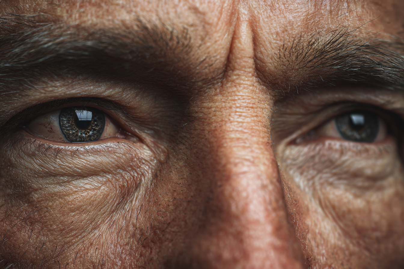 A close-up shot of a man's eyes | Source: Midjourney