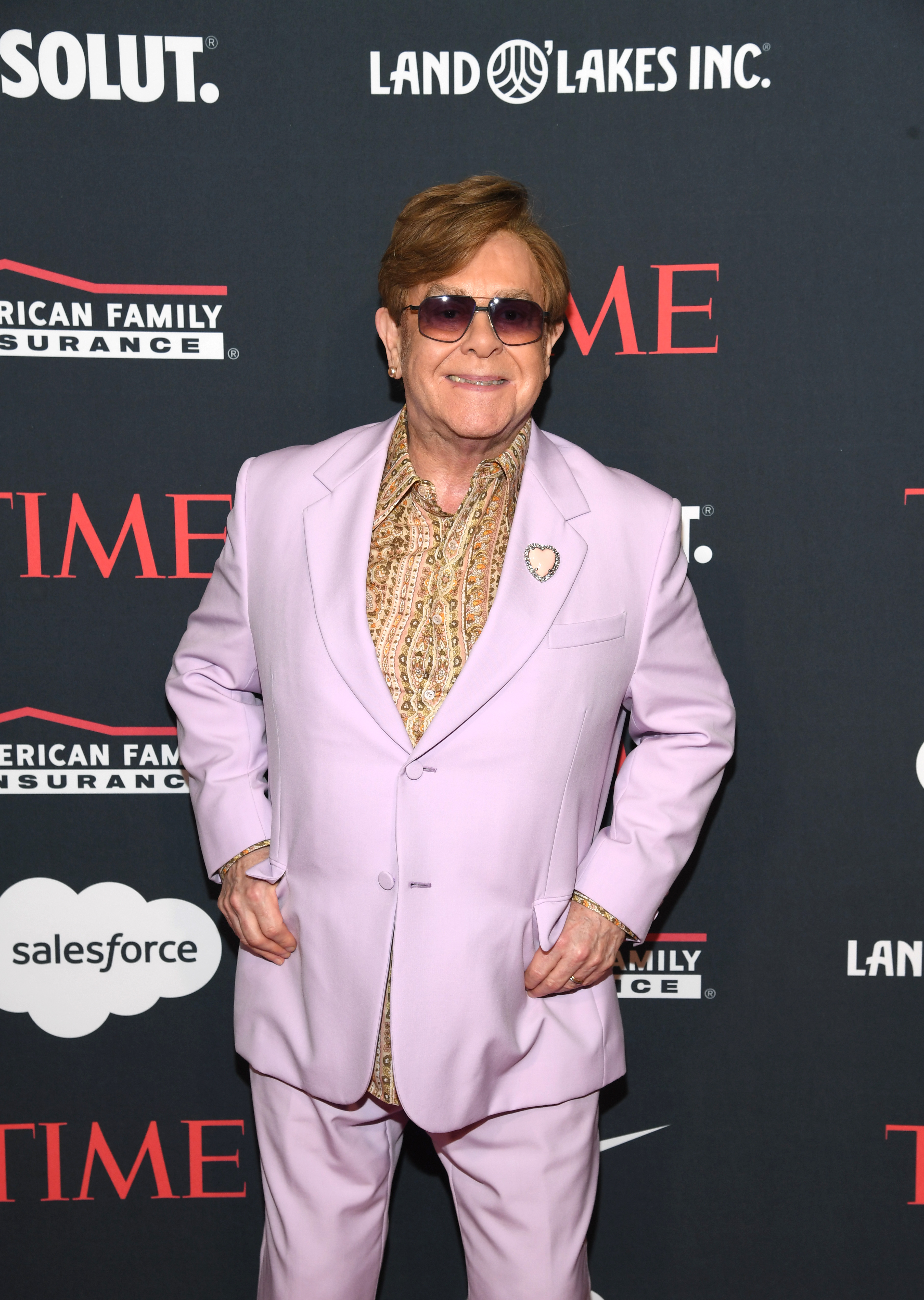 Elton John at A Year in TIME dinner on December 11, 2024, in New York City | Source: Getty Images