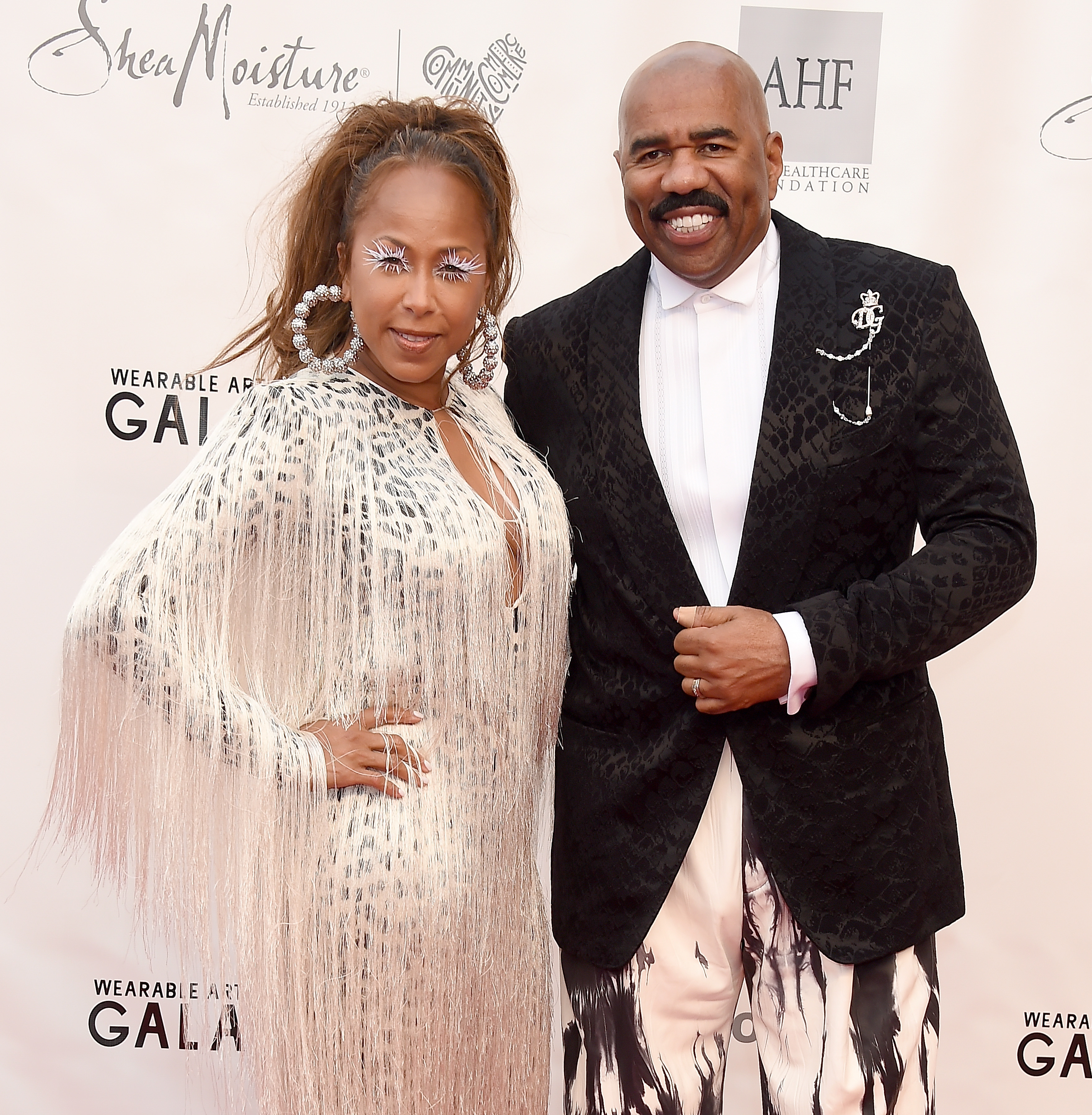 Marjorie and Steve Harvey at the 3rd Annual Wearable Art Gala in Santa Monica, California on June 1, 2019 | Source: Getty Images
