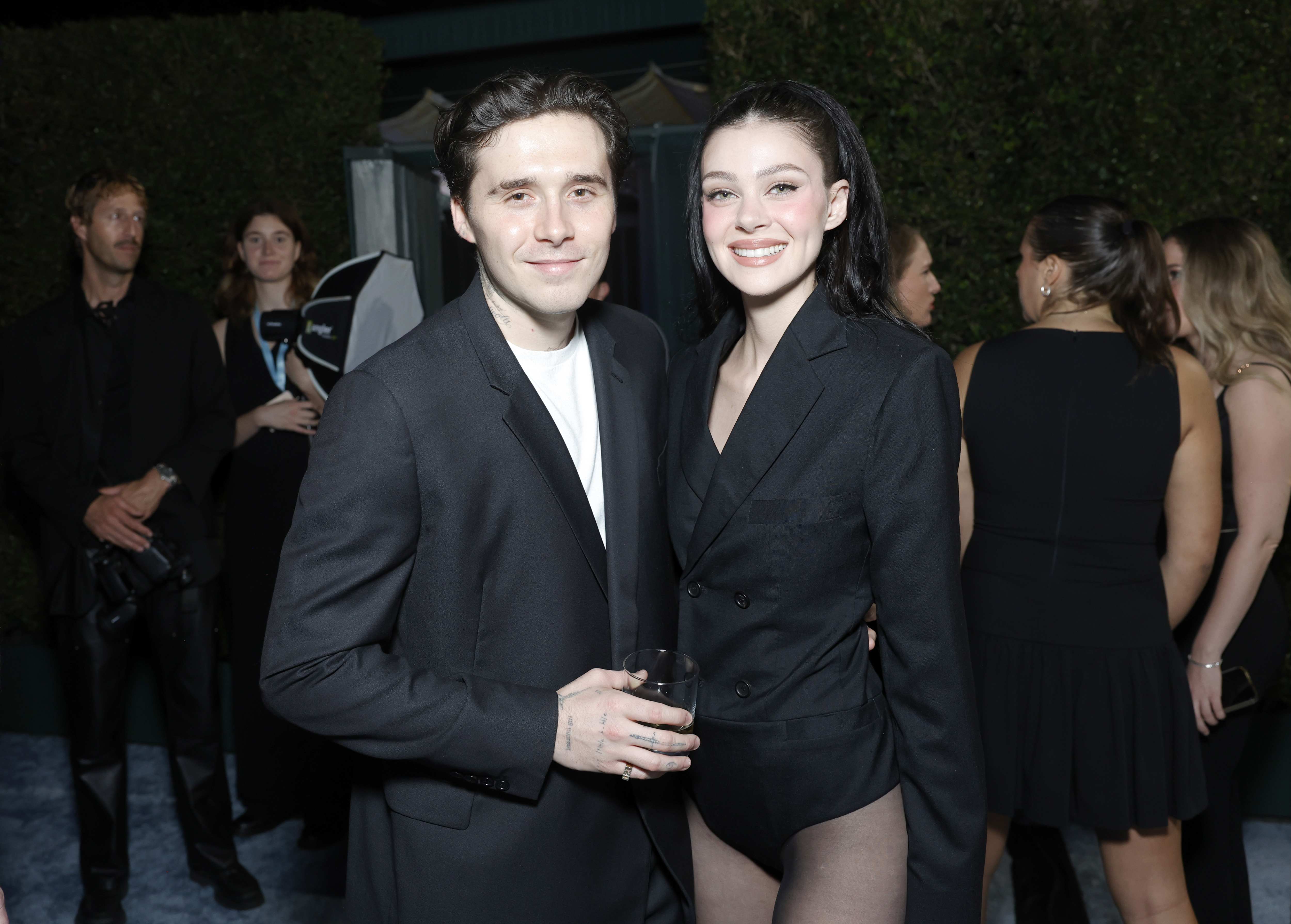 Brooklyn and Nicola Peltz Beckham at the Cloud23 Launch Party in Los Angeles on October 10, 2024 | Source: Getty Images