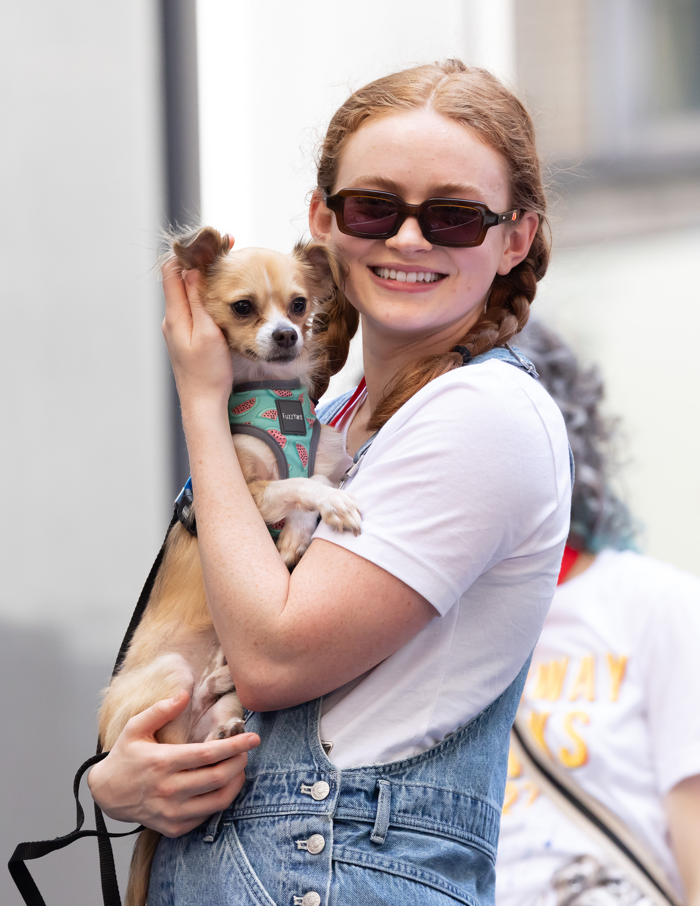 Sadie Sink is seen in New York City on July 12, 2025 | Source: Getty Images