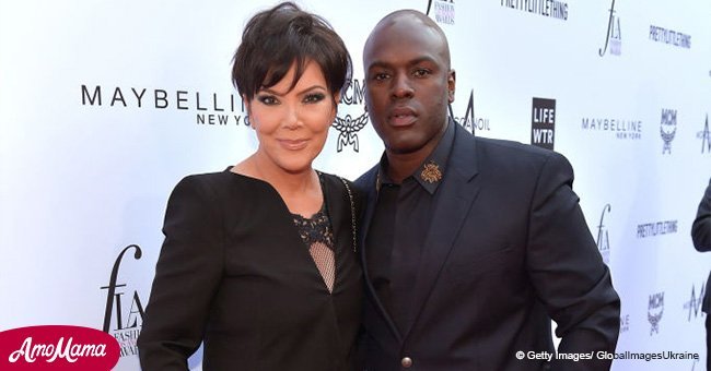 Kris Jenner, 62, shows off her legs in a chic mini dress posing with her 33-year-old boyfriend