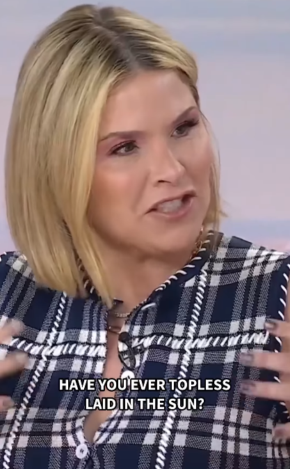 Jenna Bush Hager talking to Leslie Bibb about being topless, on an episode of "Today with Jenna & Friends" on June 17, 2025 | Source: Instagram/jennaandfriends
