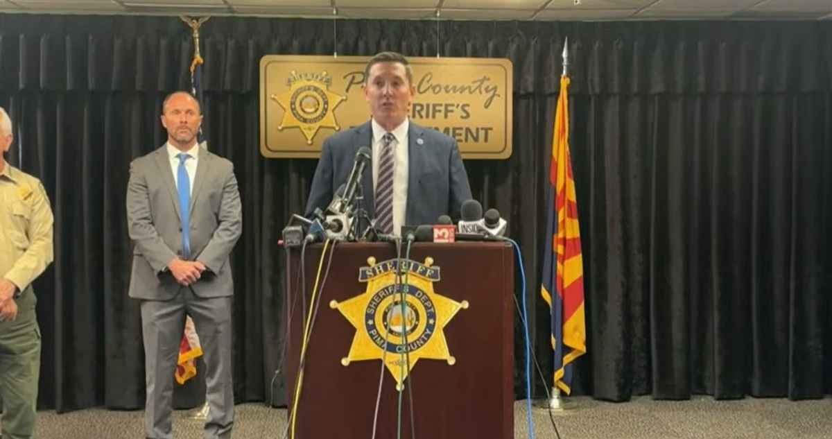 Heith Janke during a press conference, as seen in a video posted on February 5, 2026 | Source: YouTube/The Hill