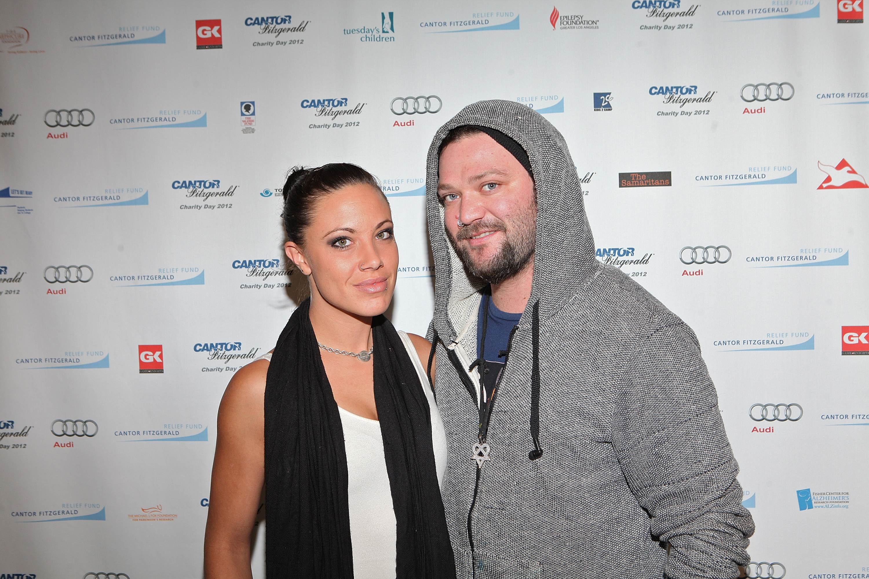 Missy Rothstein and Bam Margera attends Annual Charity Day Hosted By Cantor Fitzgerald And BGC Partners on September 11, 2012, in New York | Source: Getty Images