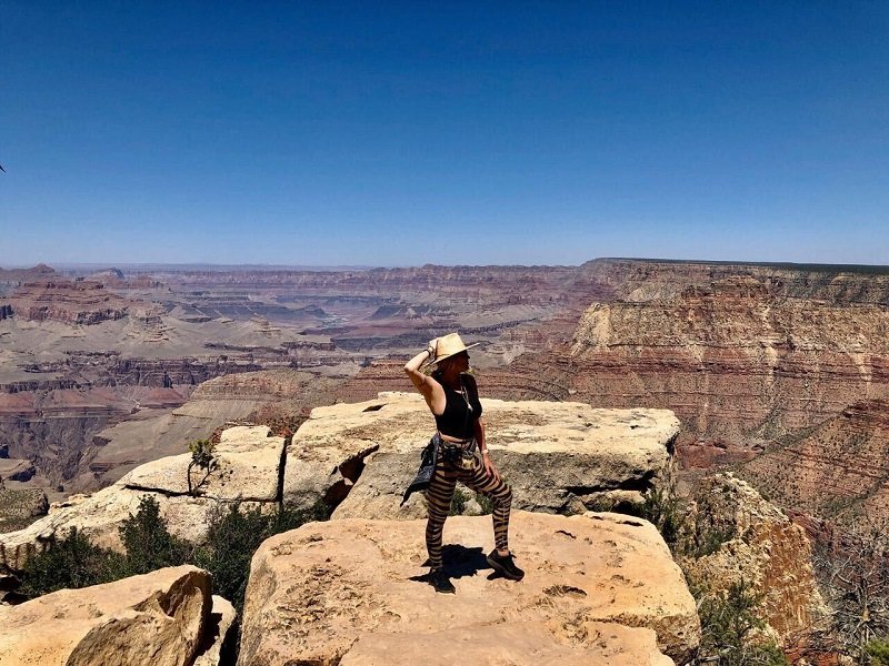 Marisa Sullivan visits the Grand Canyon on a cross-country road trip after news of being cancer-free | Photo: Courtesy of Marisa Sullivan
