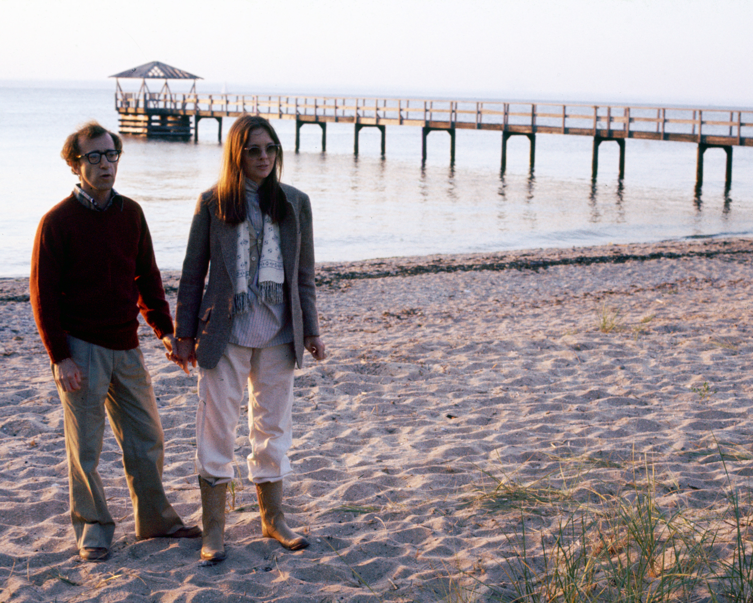 Woody Allen and Diane Keaton in "Annie Hall" in 1977 | Source: Getty Images