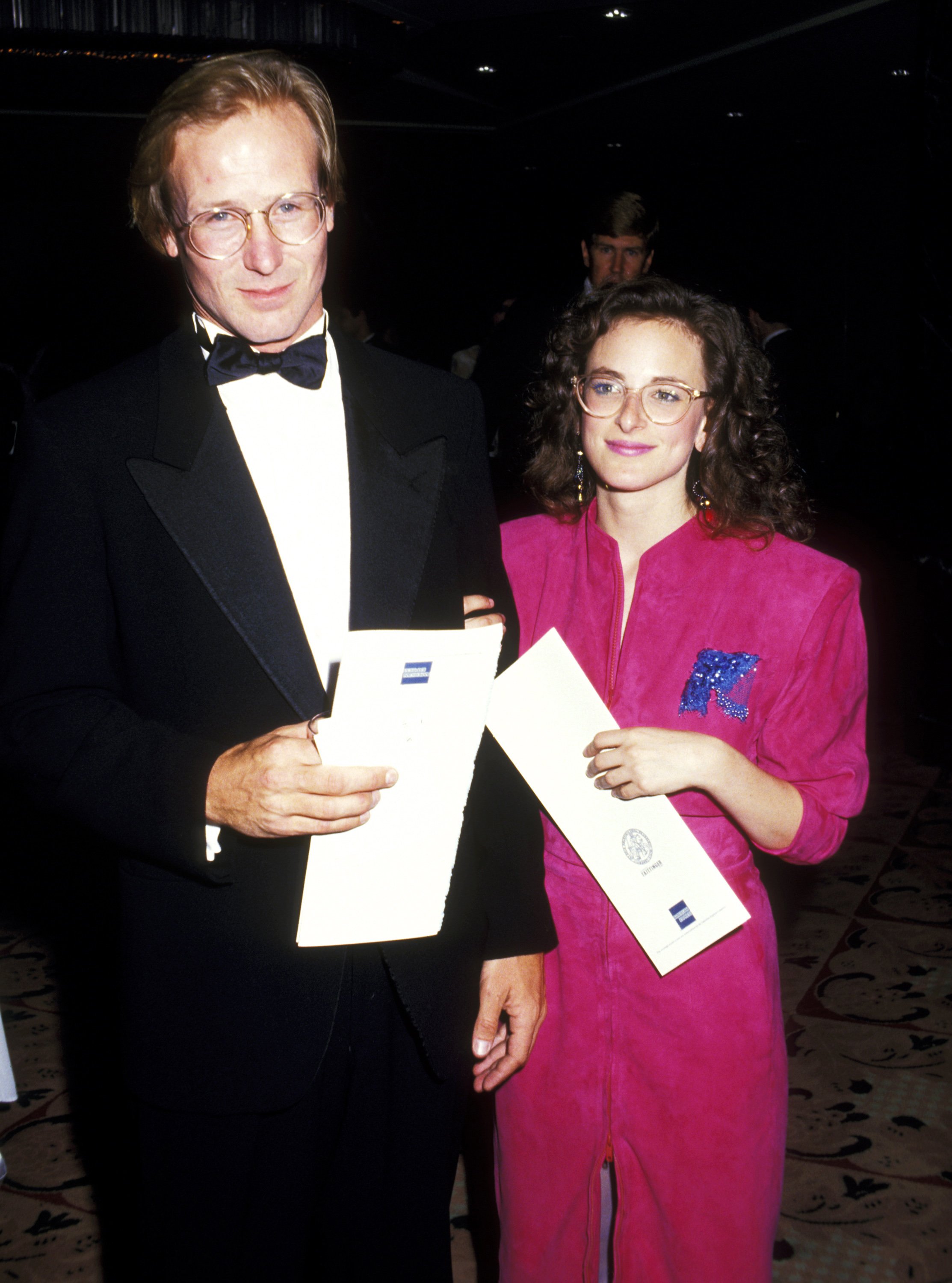 William Hurt and Marlee Matlin at the 41st Annual Tony Awards at Hellinger Theater in New York City | Source: Getty Images 