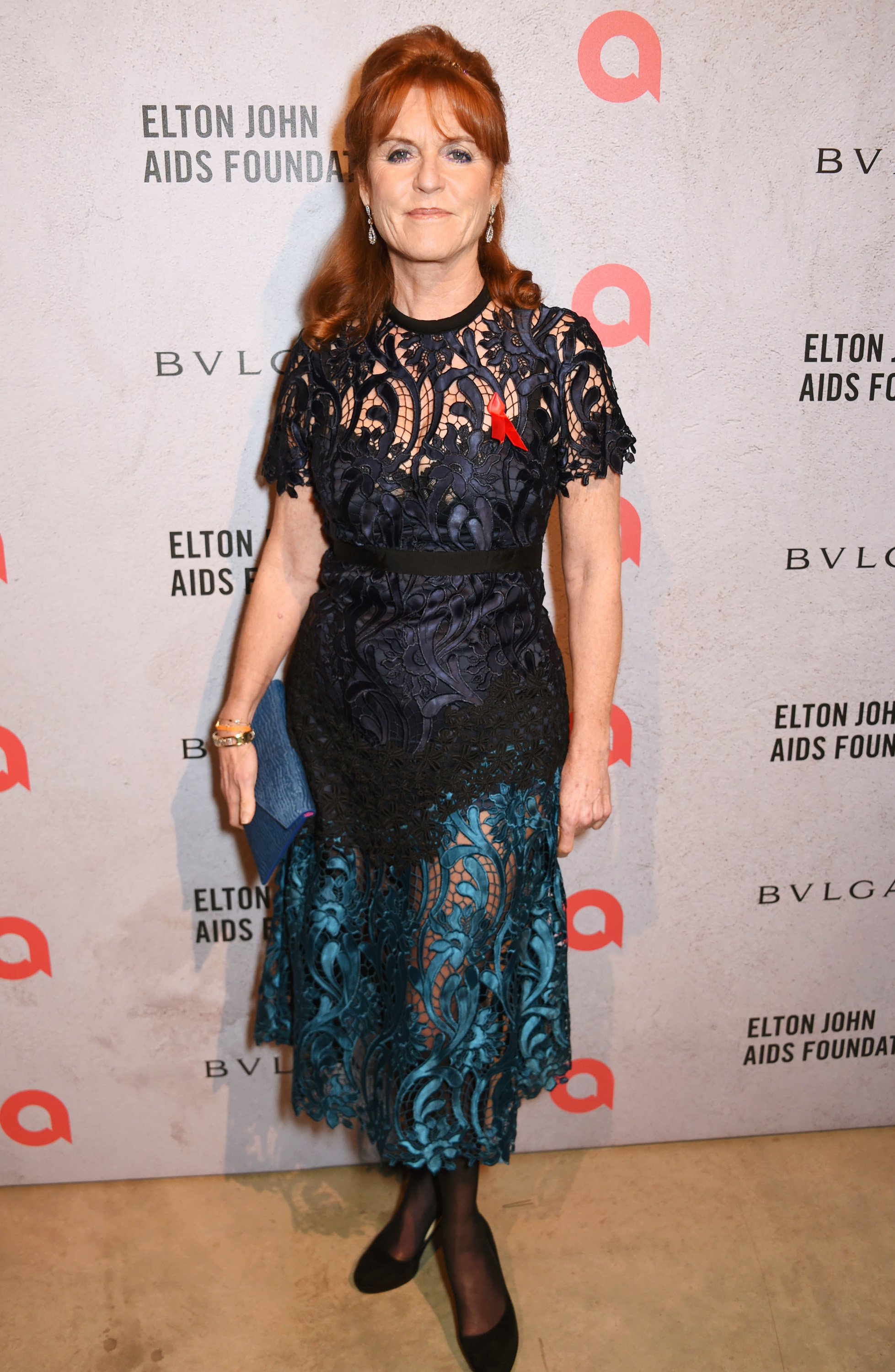 Sarah Ferguson, ex-wife of Prince Andrew, at the 20th Annual Elton John Aids Foundation Academy Awards Viewing Party| Photo: Getty Images
