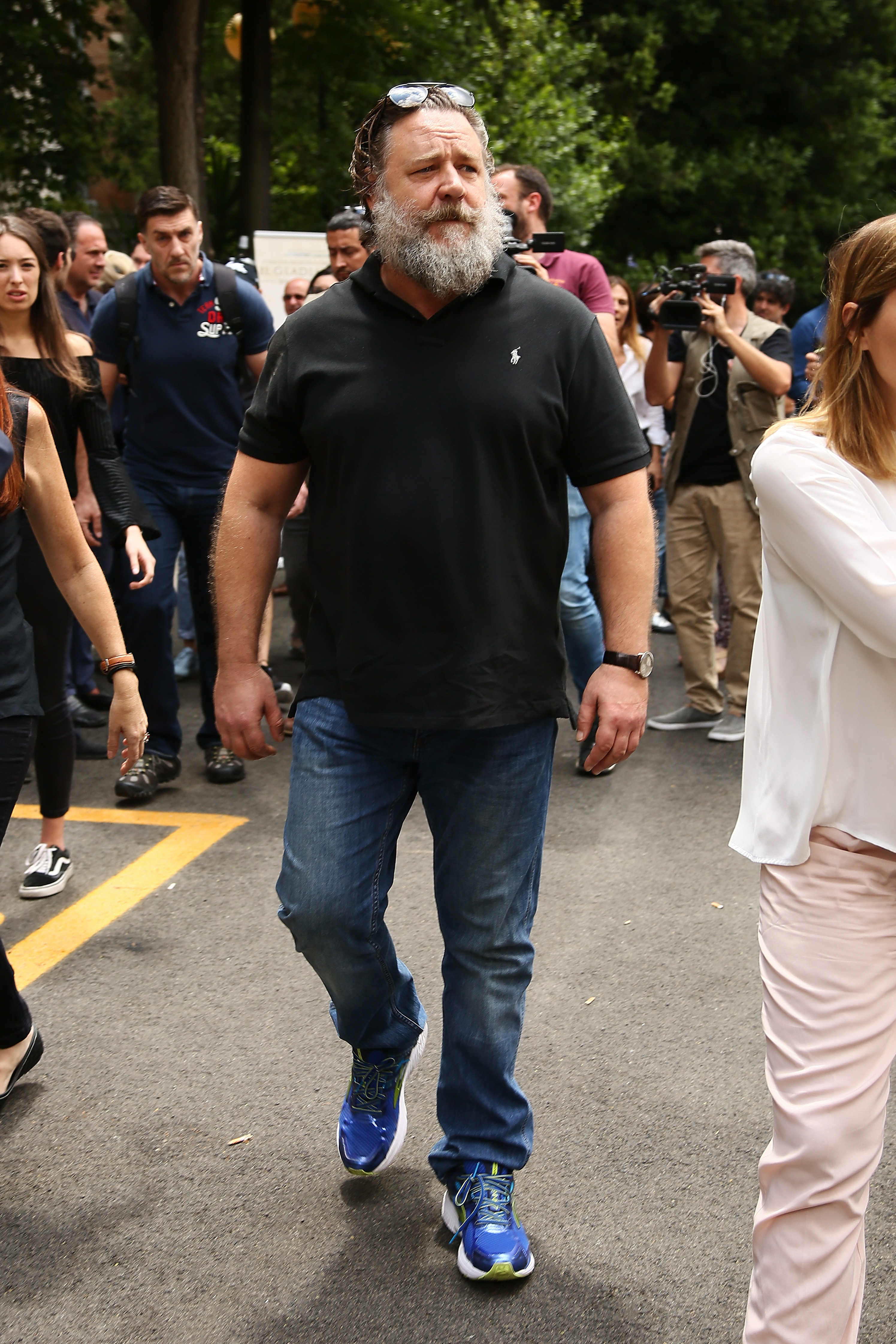 Russell Crowe el 5 de junio de 2018 en Roma, Italia | Foto: Getty Images