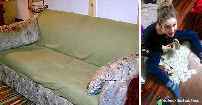 College students buy a smelly old couch for $20 and find an old widow’s fortune inside