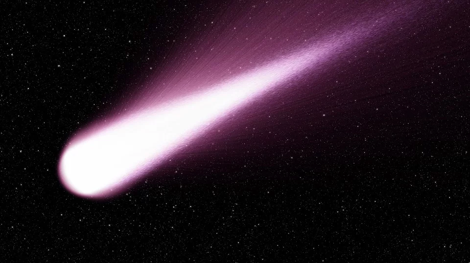 A picture of a comet moving at a fast pace in space | Photo: Pixabay