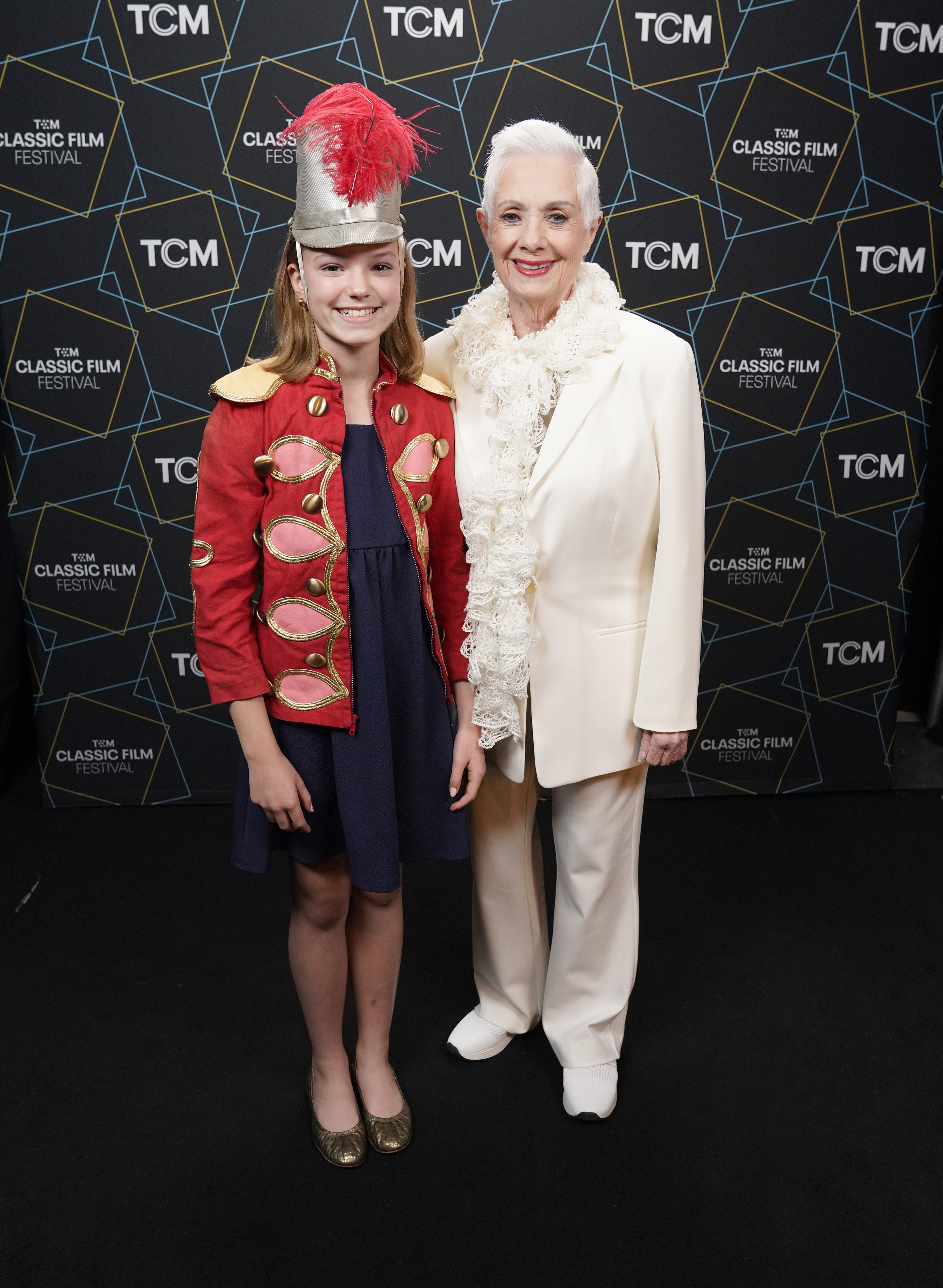 Mairin Cassidy and Shirley Jones at a screening of “The Music Man” during the TCM Classic Film Festival on April 16, 2023, in Los Angeles, California | Source: Getty Images
