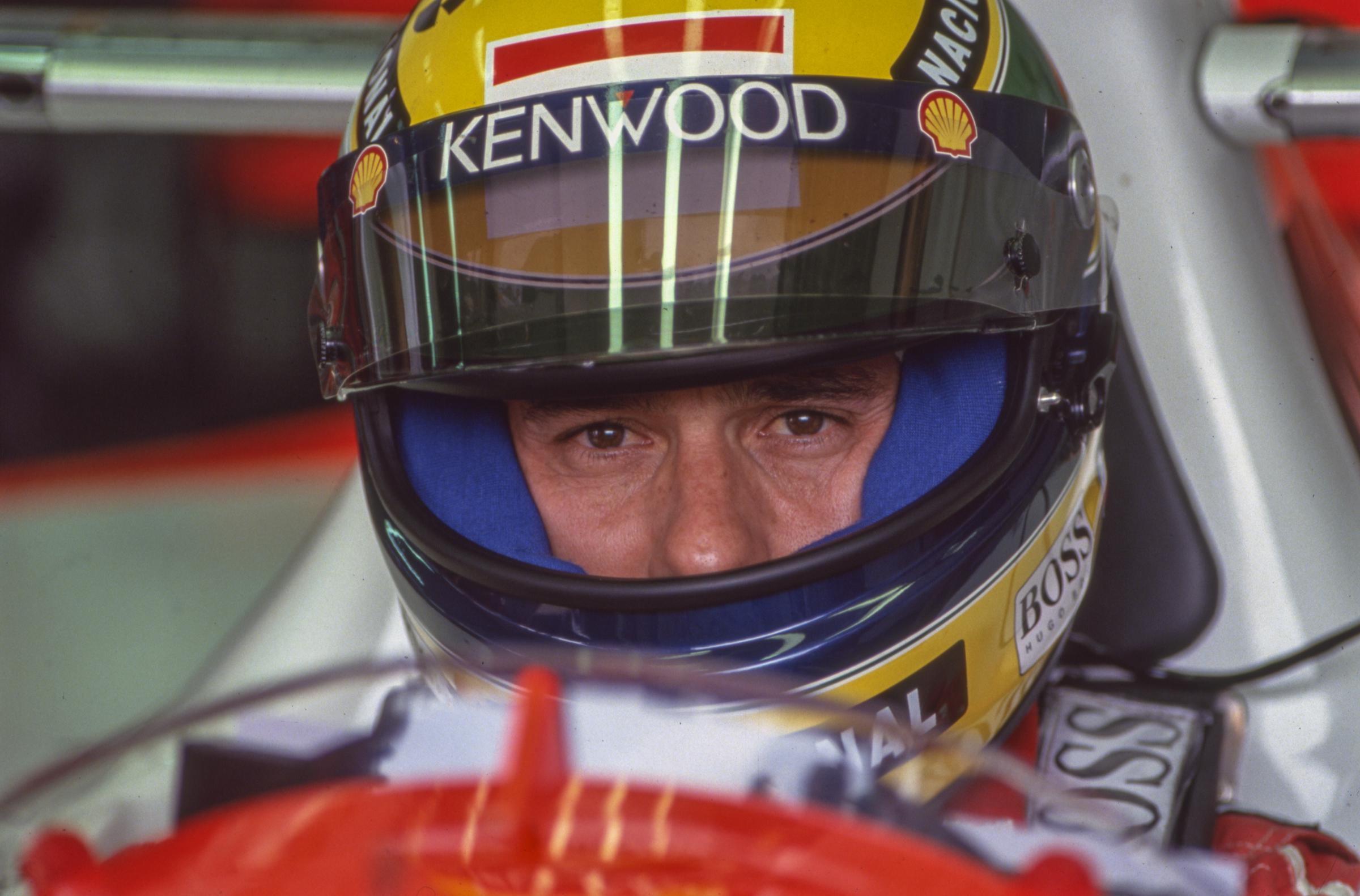 Ayrton Senna pictured during a race in 1994 | Source: Getty Images