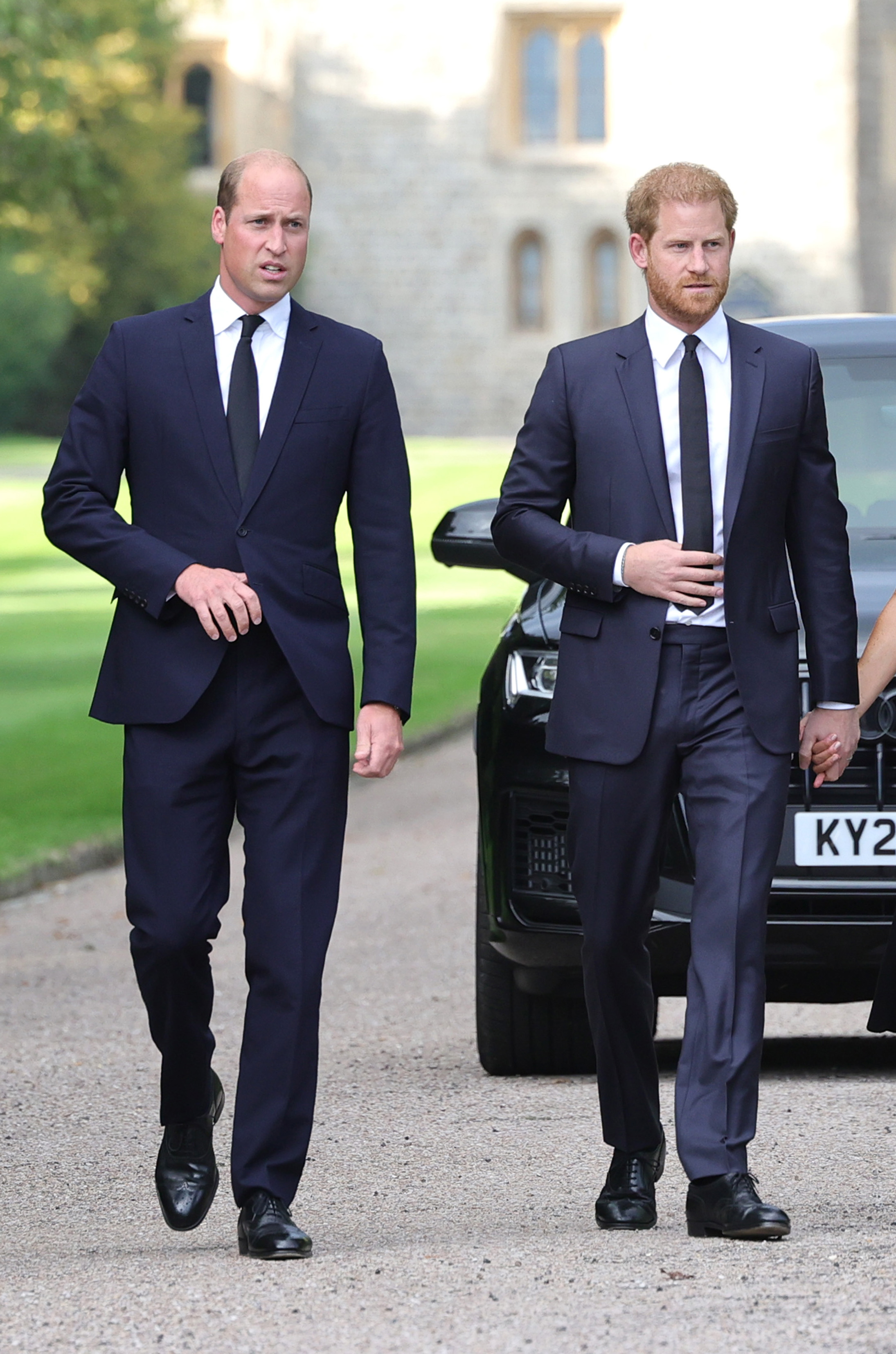 Prince Harry and Prince William in London in 2022 | Source: Getty Images