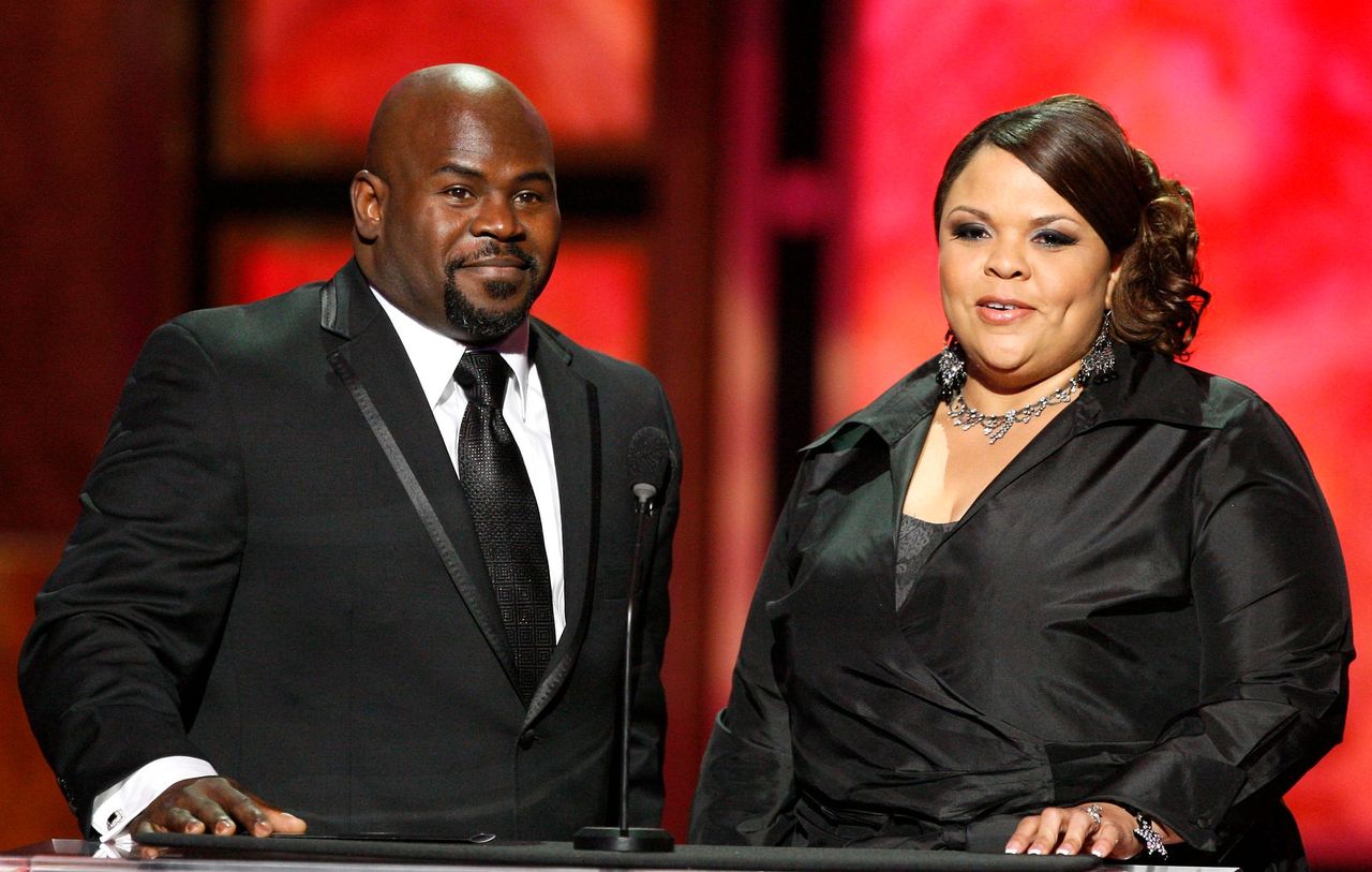 David Mann and Tamela Mann at the 40th NAACP Image Awards held at the Shrine Auditorium on February 12, 2009 in Los Angeles, California | Photo: Getty Images