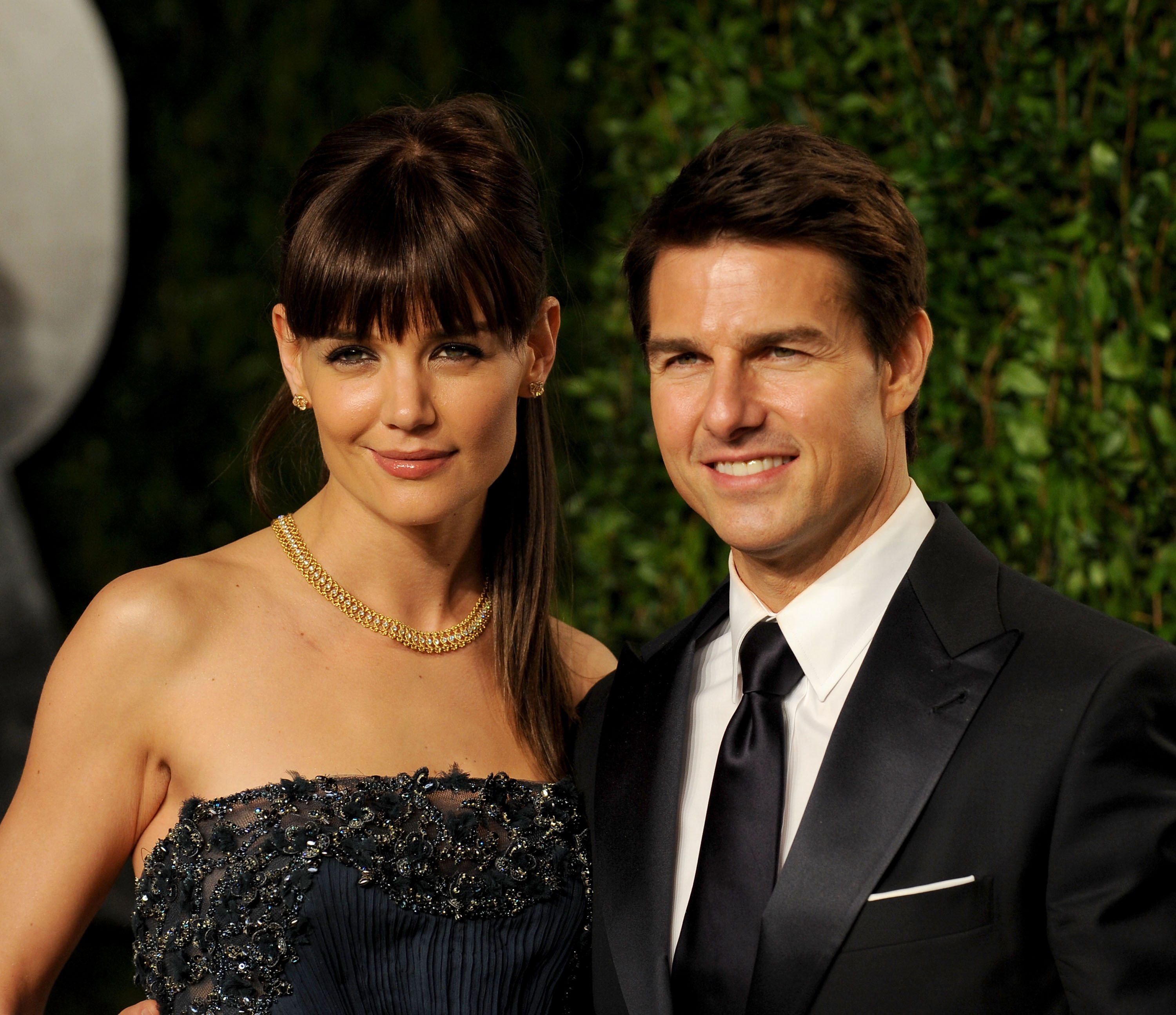 Katie Holmes and Tom Cruise on February 26, 2012 in West Hollywood, California | Source: Getty Images