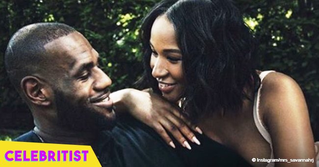 Lebron James' wife shares photo of husband 'sitting like a king' on a pink donut floatie