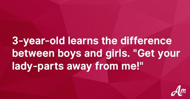 Toddler is quite confused by the difference between boys and girls