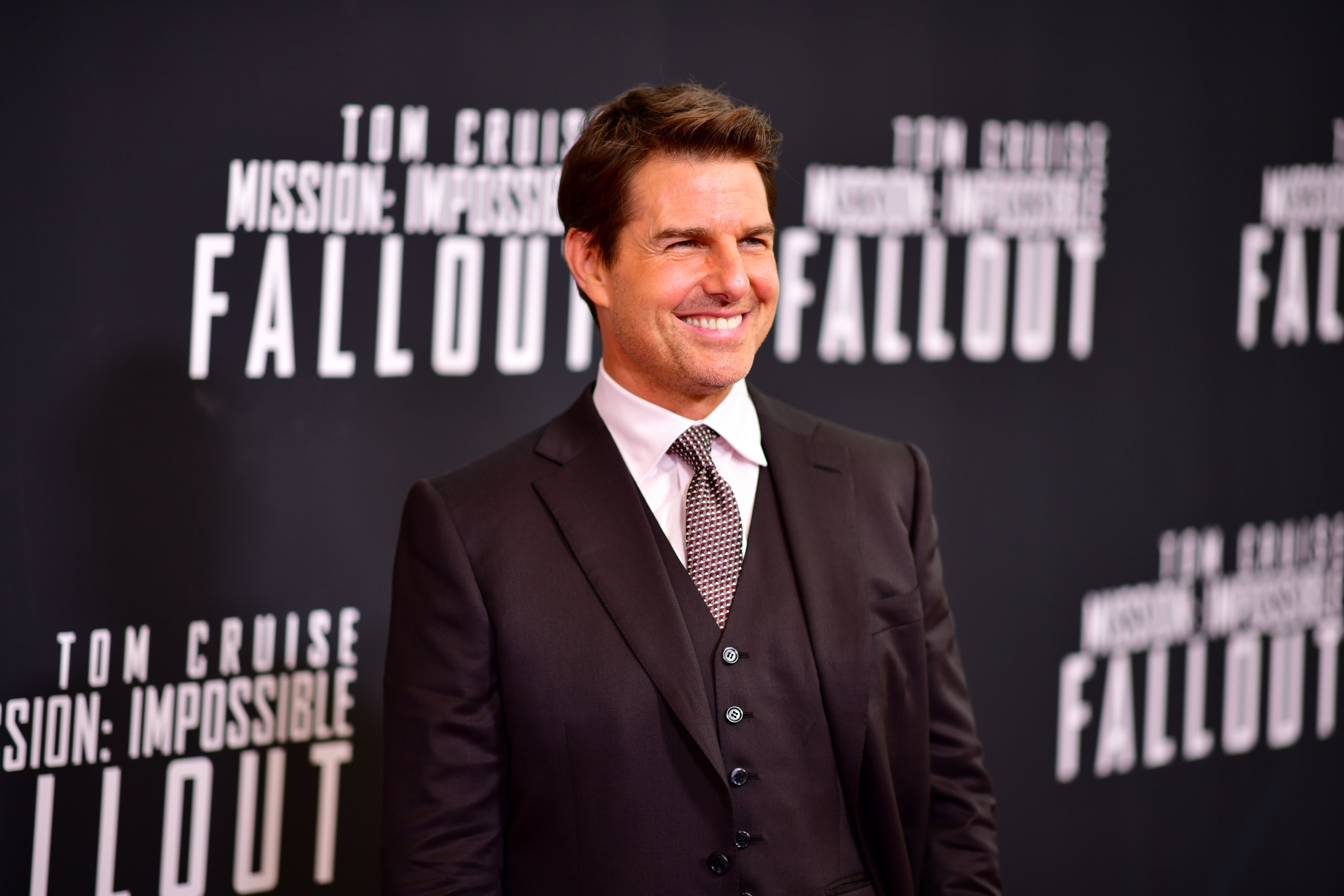 Tom Cruise at the "Mission: Impossible - Fallout" U.S. Premiere at Lockheed Martin IMAX Theater at the Smithsonian National Air & Space Museum on July 22, 2018 | Photo: Getty Images