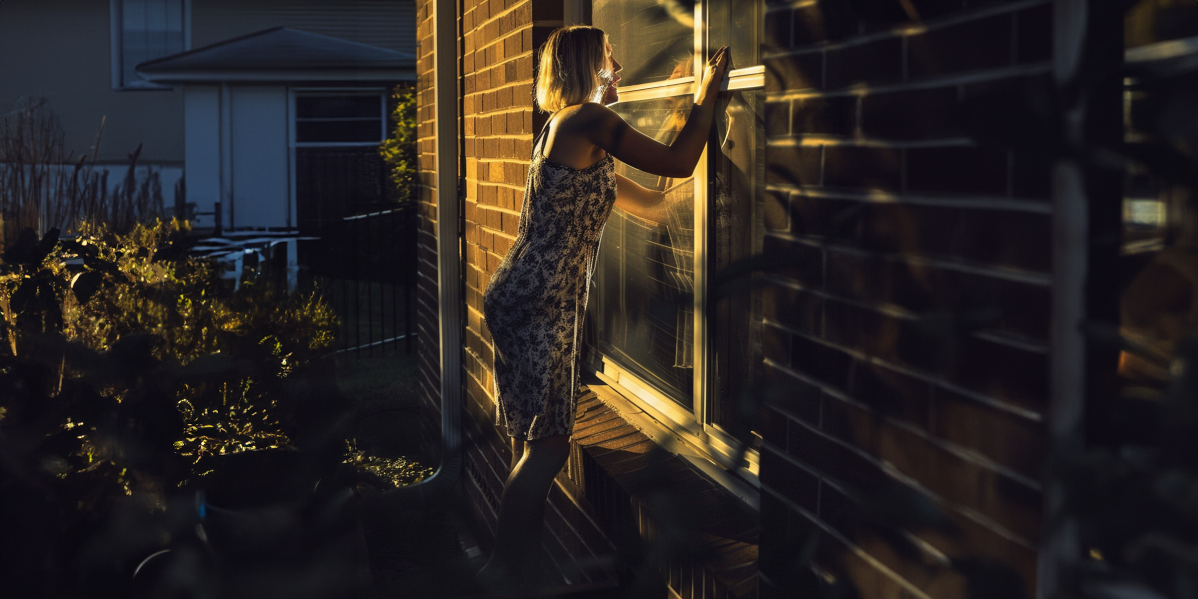 A woman rapping on a window | Source: 