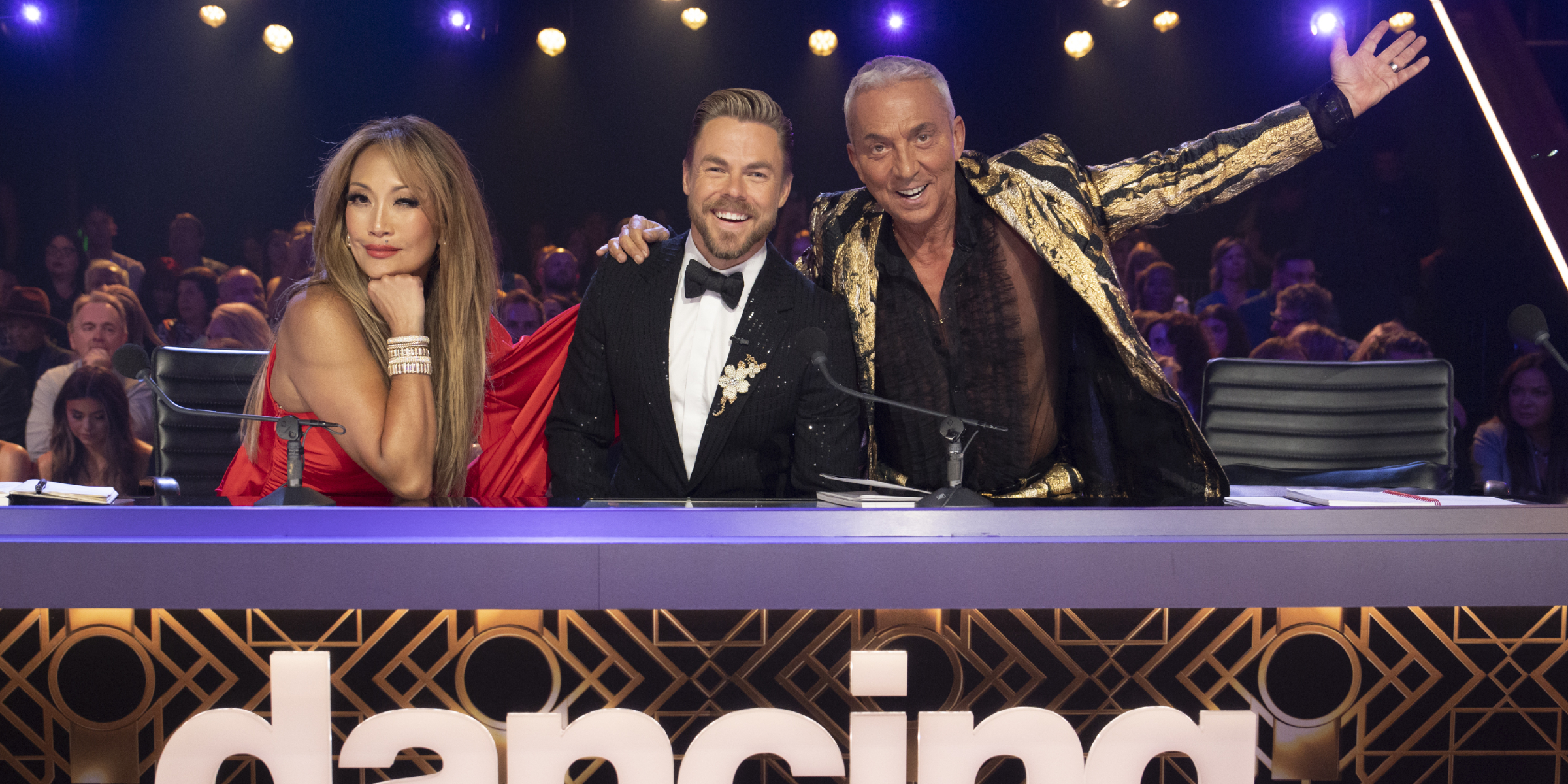 Carrie Ann Inaba, Derek Hough, and Bruno Tonioli | Source: Getty Images