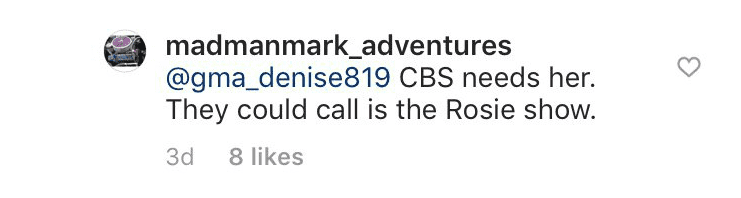 Screenshot from the comments from social media. | Source: Instagram.com/Officialroseannebarr