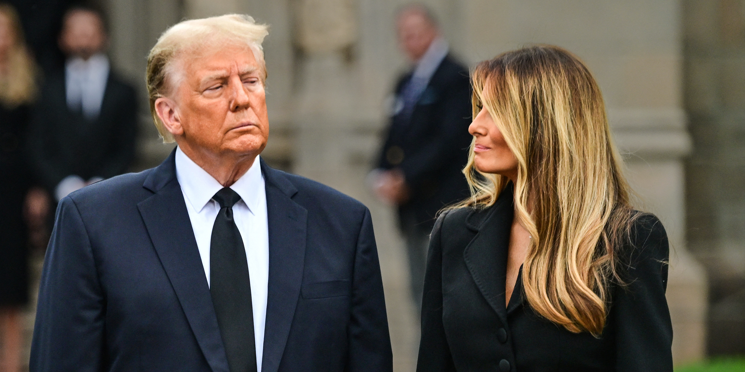U.S. President Donald Trump and U.S. First Lady Melania Trump. | Source: Getty Images