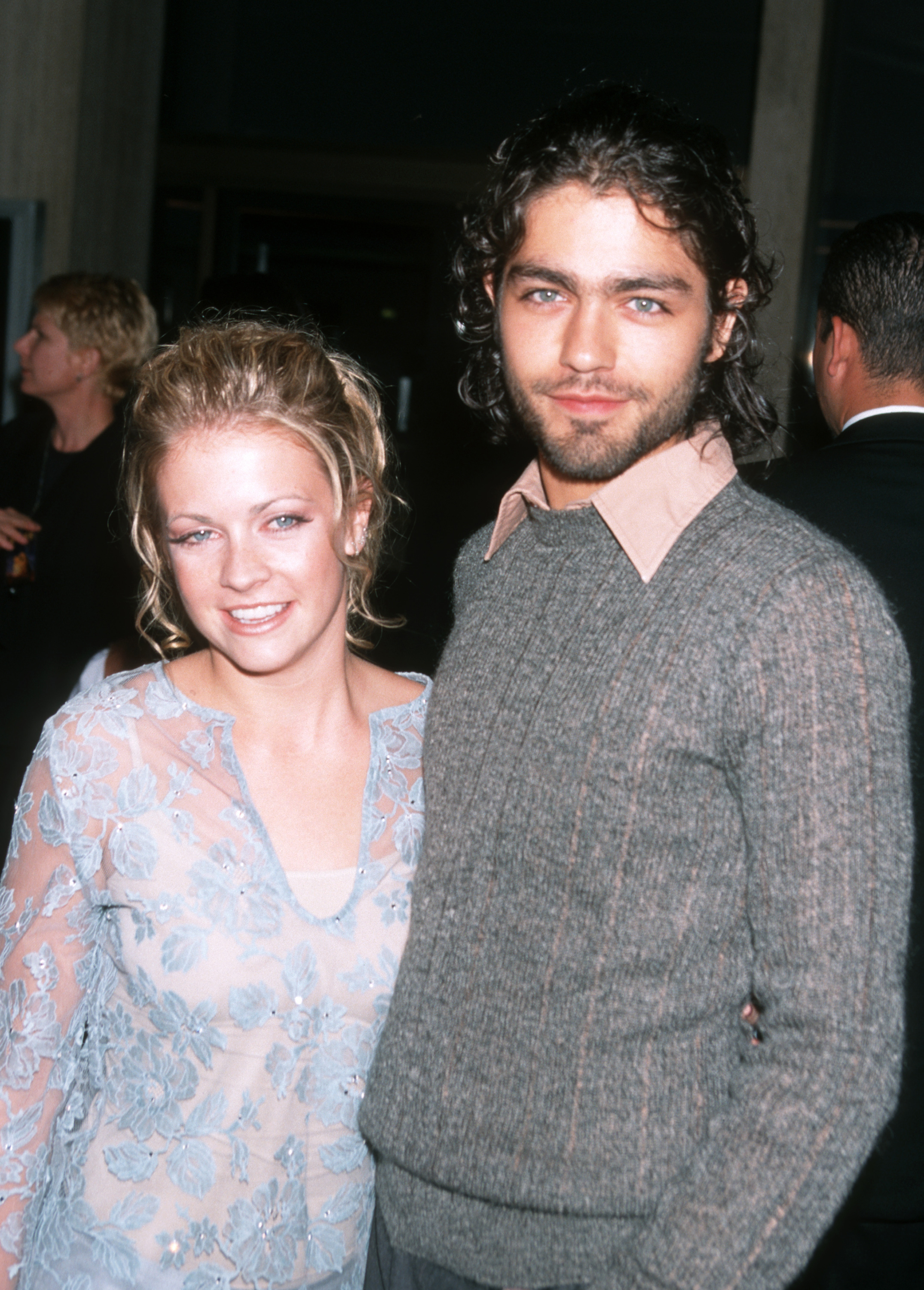 The child star and Adrian Grenier at the "Drive Me Crazy" premeire in Century City, California, on Septmber 22, 1999. | Source: Getty Images