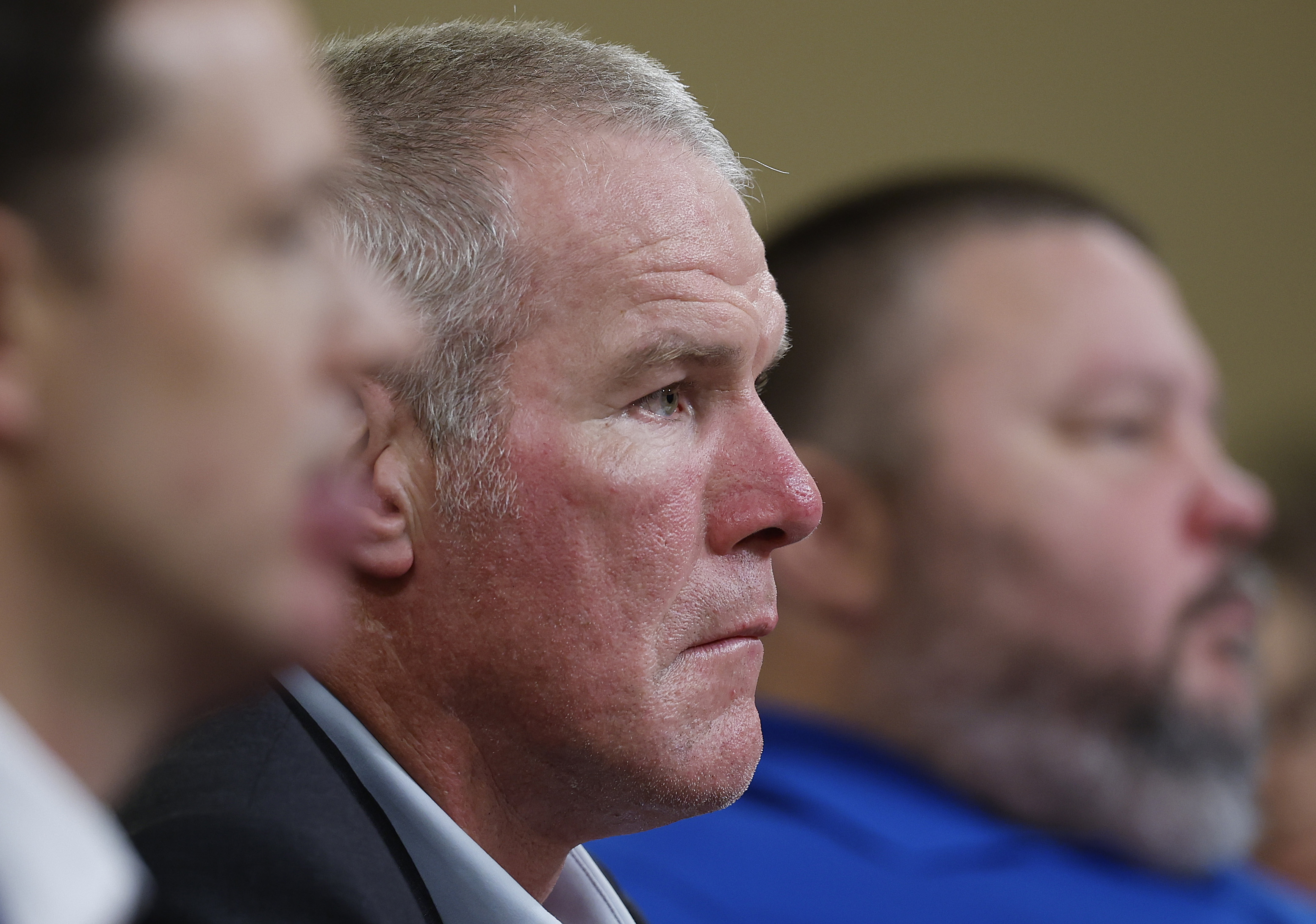 Former NFL quarterback Brett Favre testifies before the House Ways and Means Committee at the Longworth House Office Building on September 24, 2024 in Washington, DC | Source: Getty Images