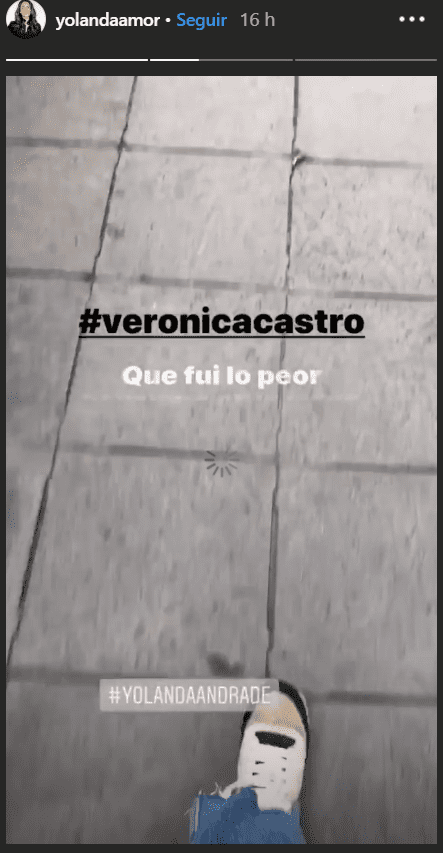 Publicación de Yolanda Andrade en sus historias de Instagram. | Imagen: Instagram/@yolandaamor Publicación de Yolanda Andrade en sus historias de Instagram. | Imagen: Instagram/@yolandaamor